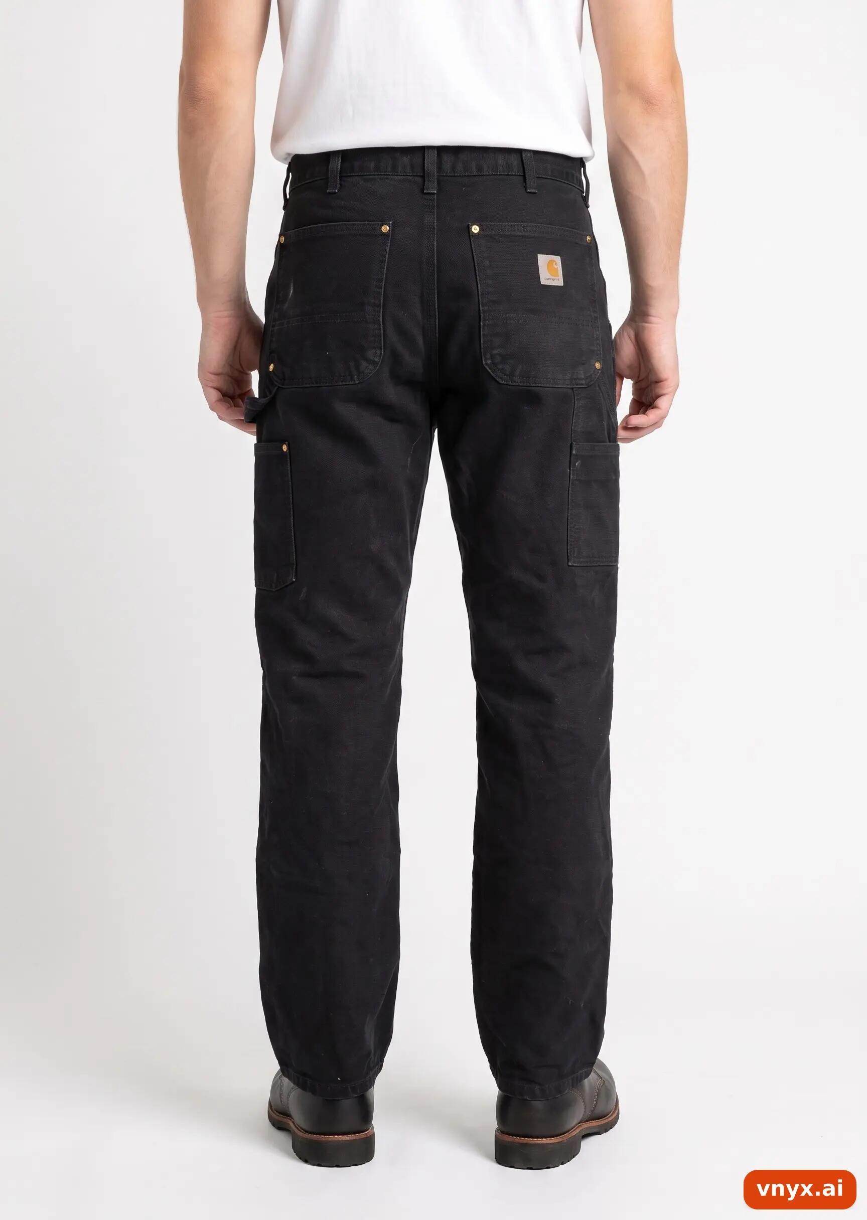 Second Life - Vintage Carhartt Black Trousers Men 28 28 2/5