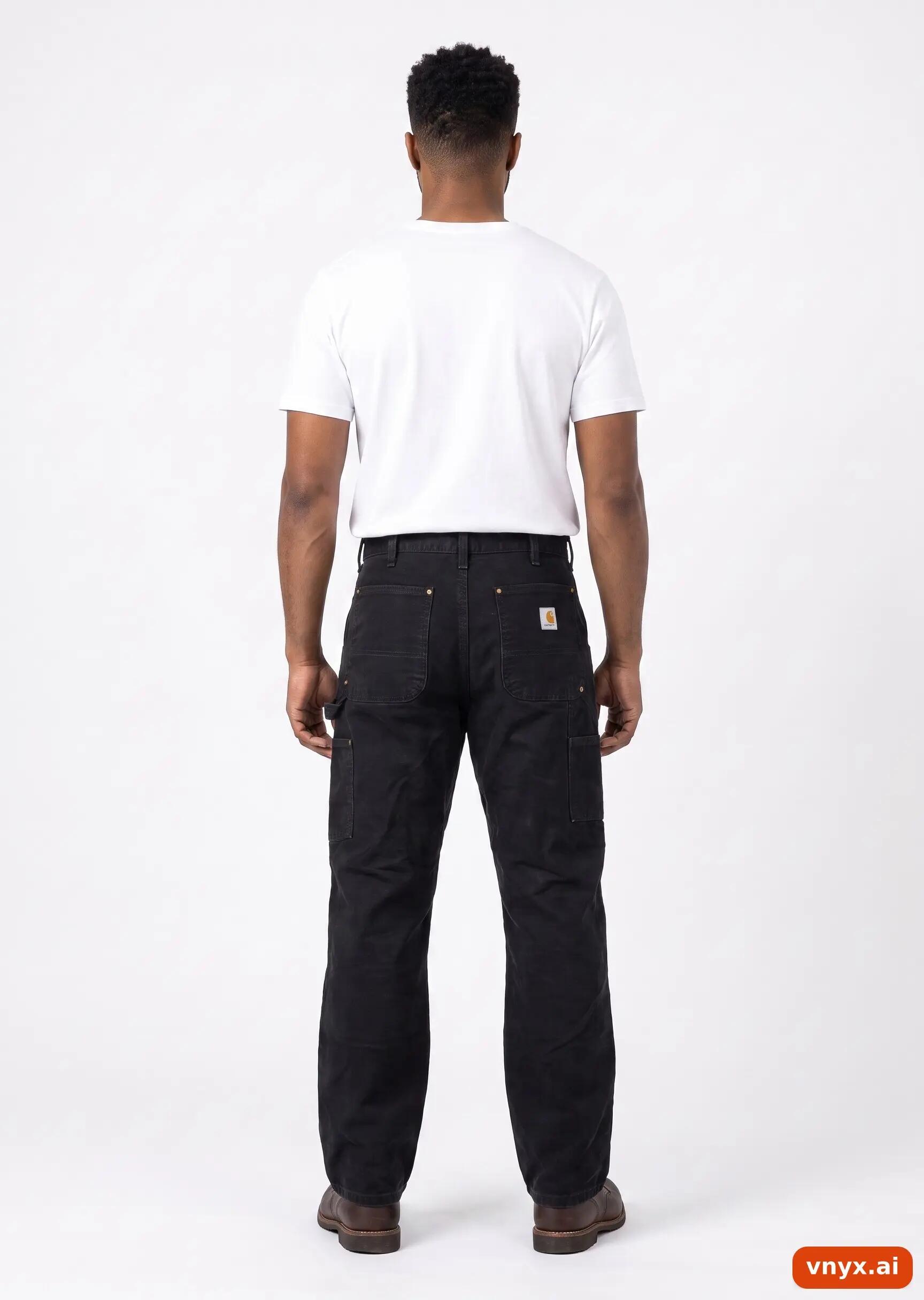Second Life - Vintage Carhartt Black Trousers Men W33 32 2/5