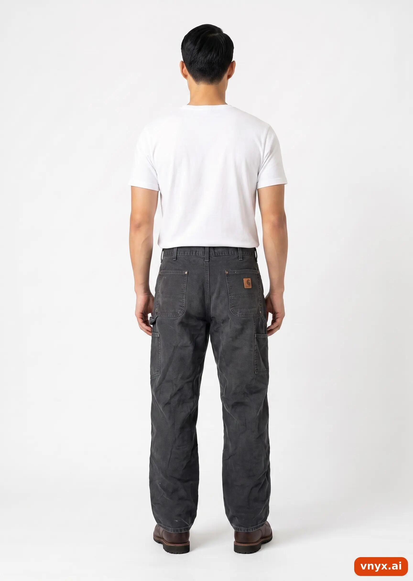 Second Life - Vintage Carhartt Black Trousers Men 38 30 4/5
