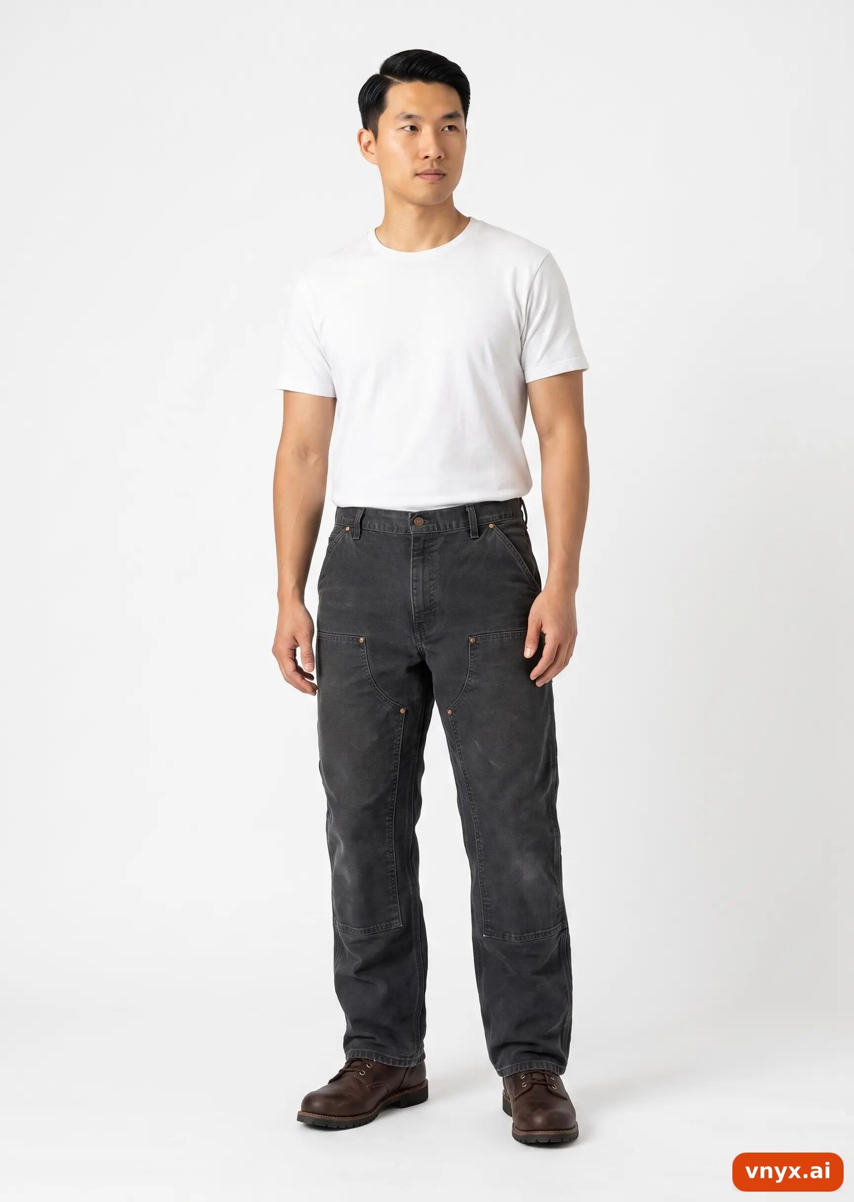 Second Life - Vintage Carhartt Black Trousers Men 38 30 3/5