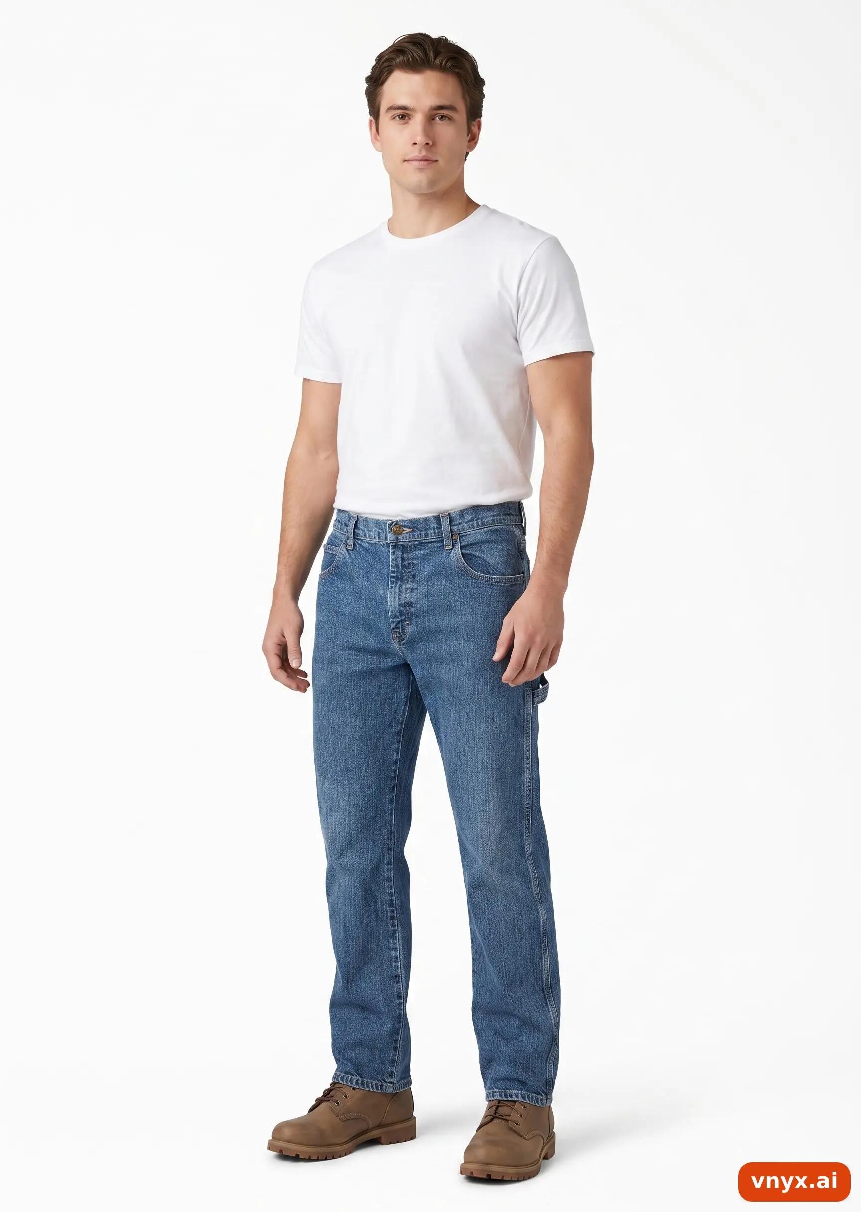Second Life - Vintage Dickies Dark Blue Jeans Men 32 30 3/5