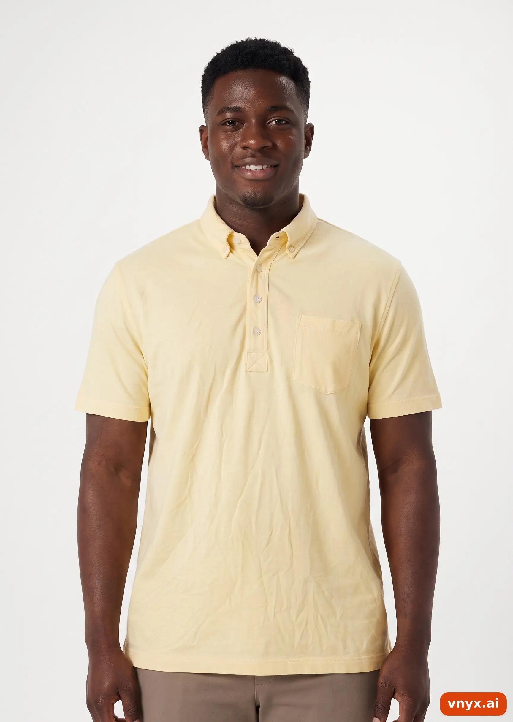 Second Life - Vintage Ralph Lauren Yellow Polo Shirt Men L 5/5