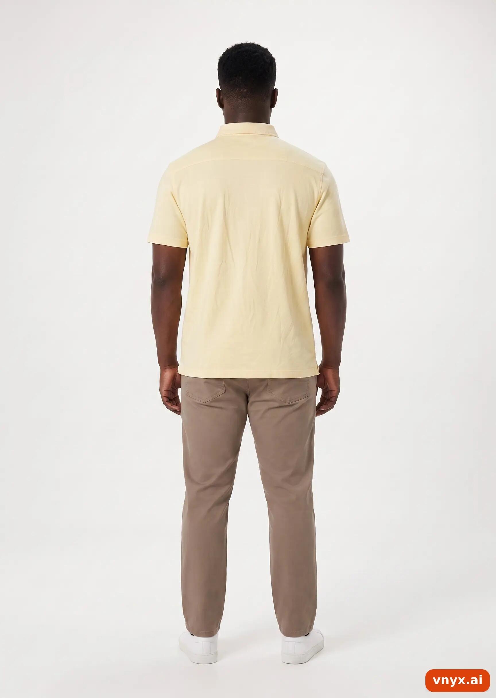 Second Life - Vintage Ralph Lauren Yellow Polo Shirt Men L 4/5