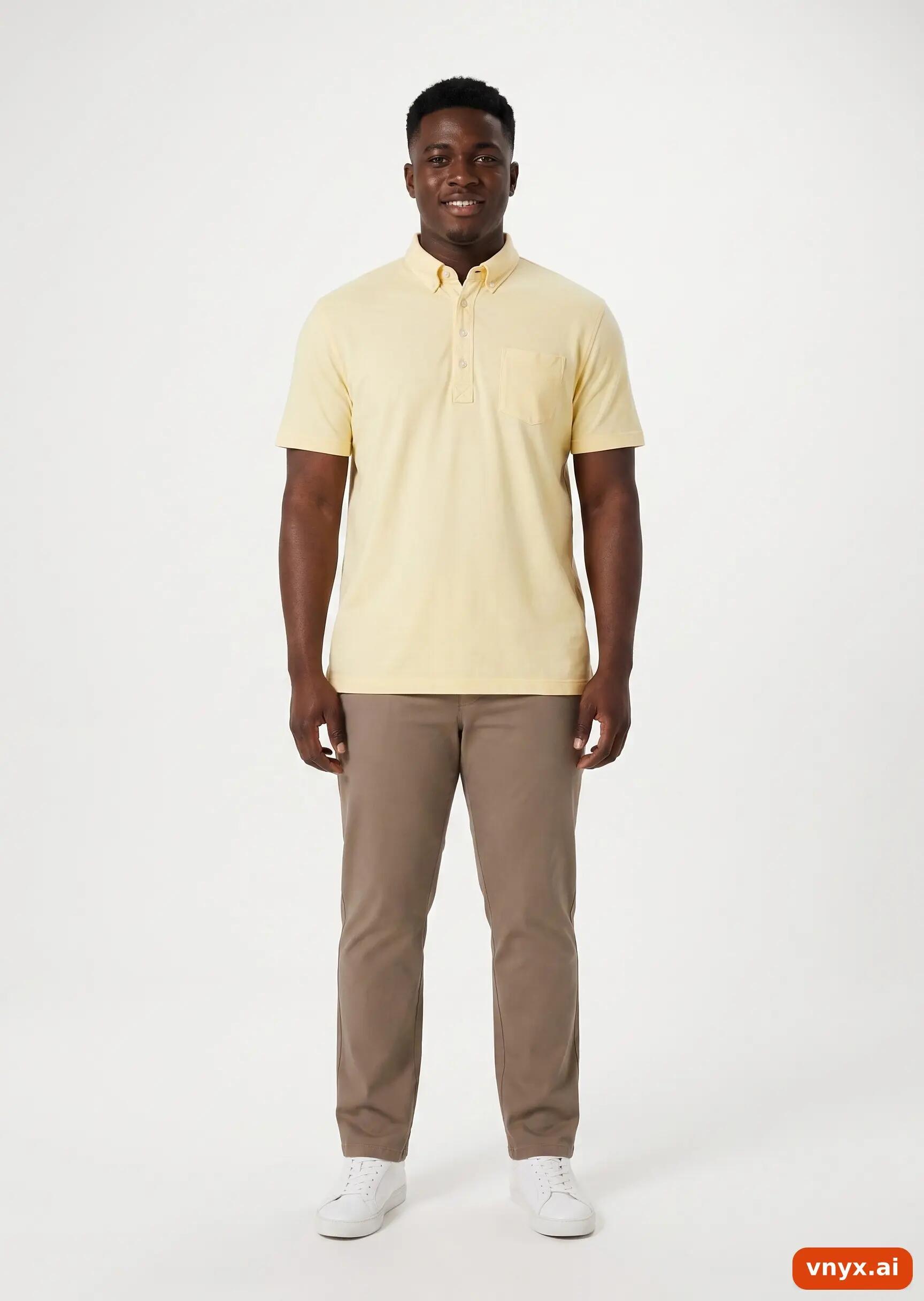 Second Life - Vintage Ralph Lauren Yellow Polo Shirt Men L 3/5
