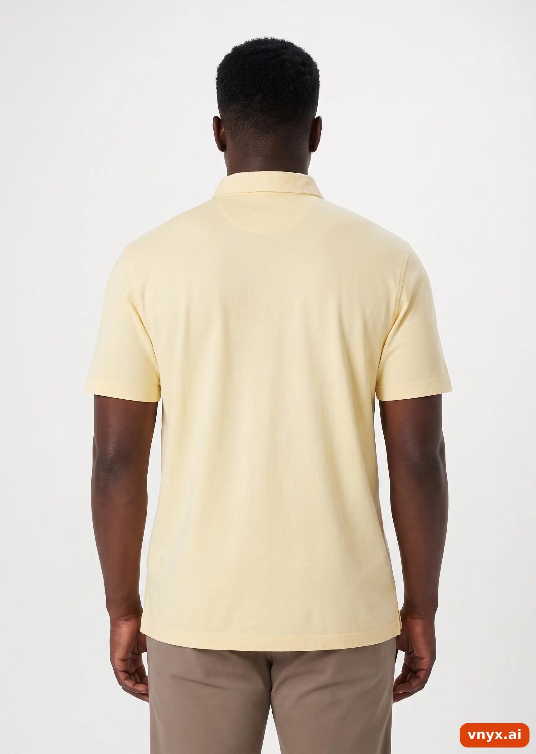 Second Life - Vintage Ralph Lauren Yellow Polo Shirt Men L 2/5