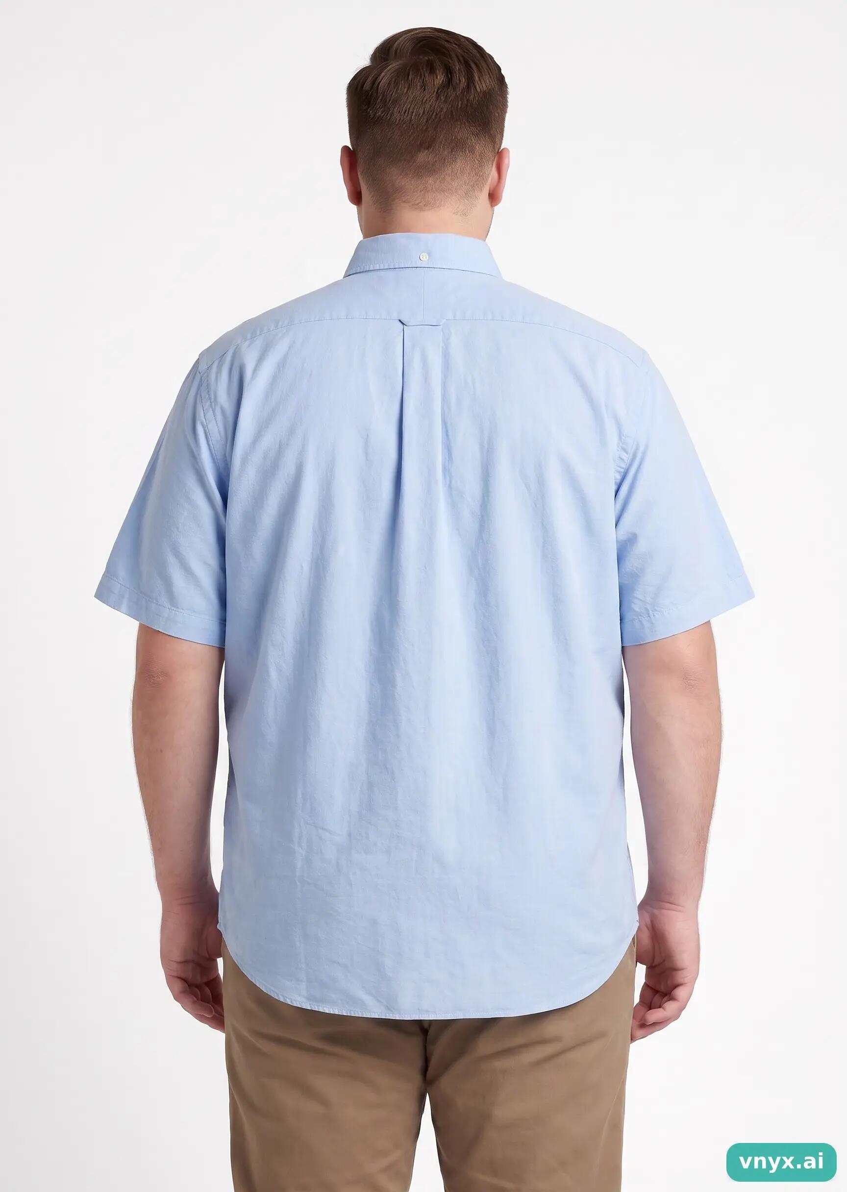 Second Life - Chambray Ralph Lauren Casual Shirt in Light Blue size XXL 2/5