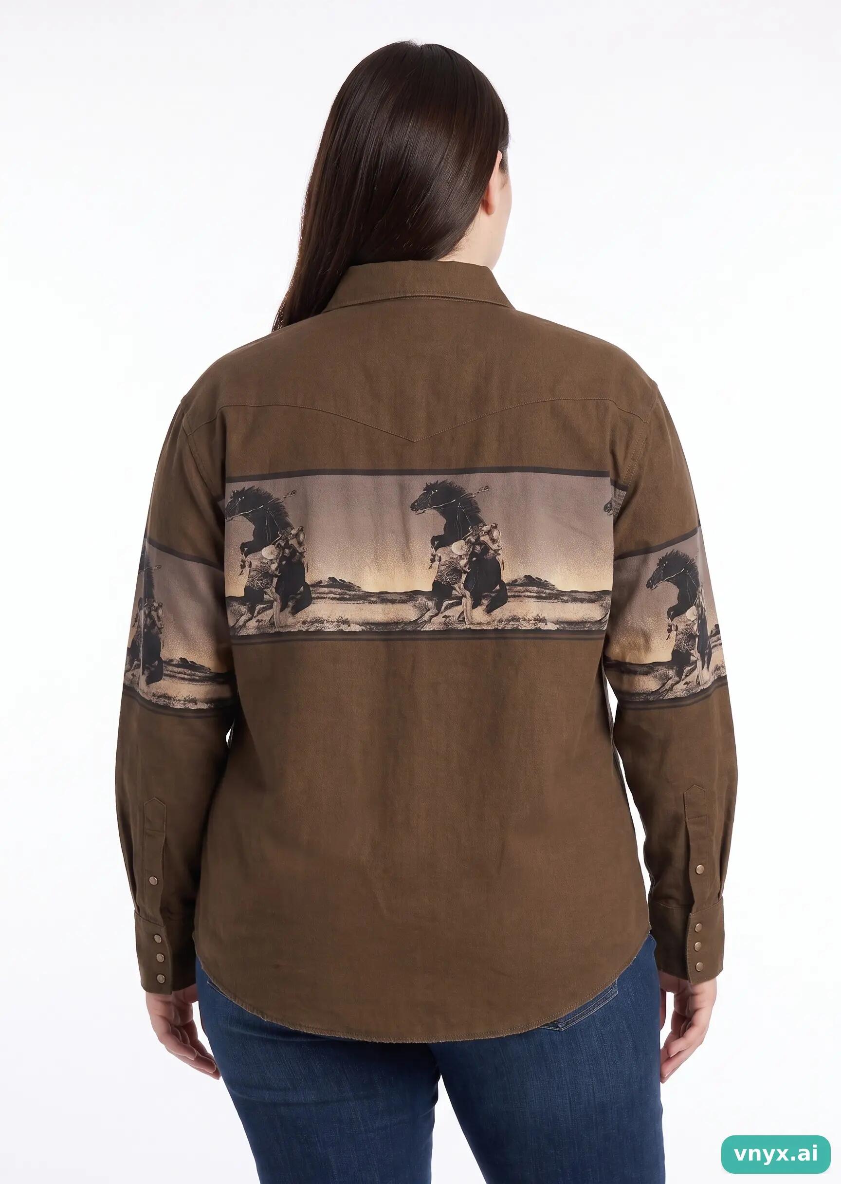 Second Life - Regular Wrangler Shirt in Olive Green size L Shirt Blouse 2/5