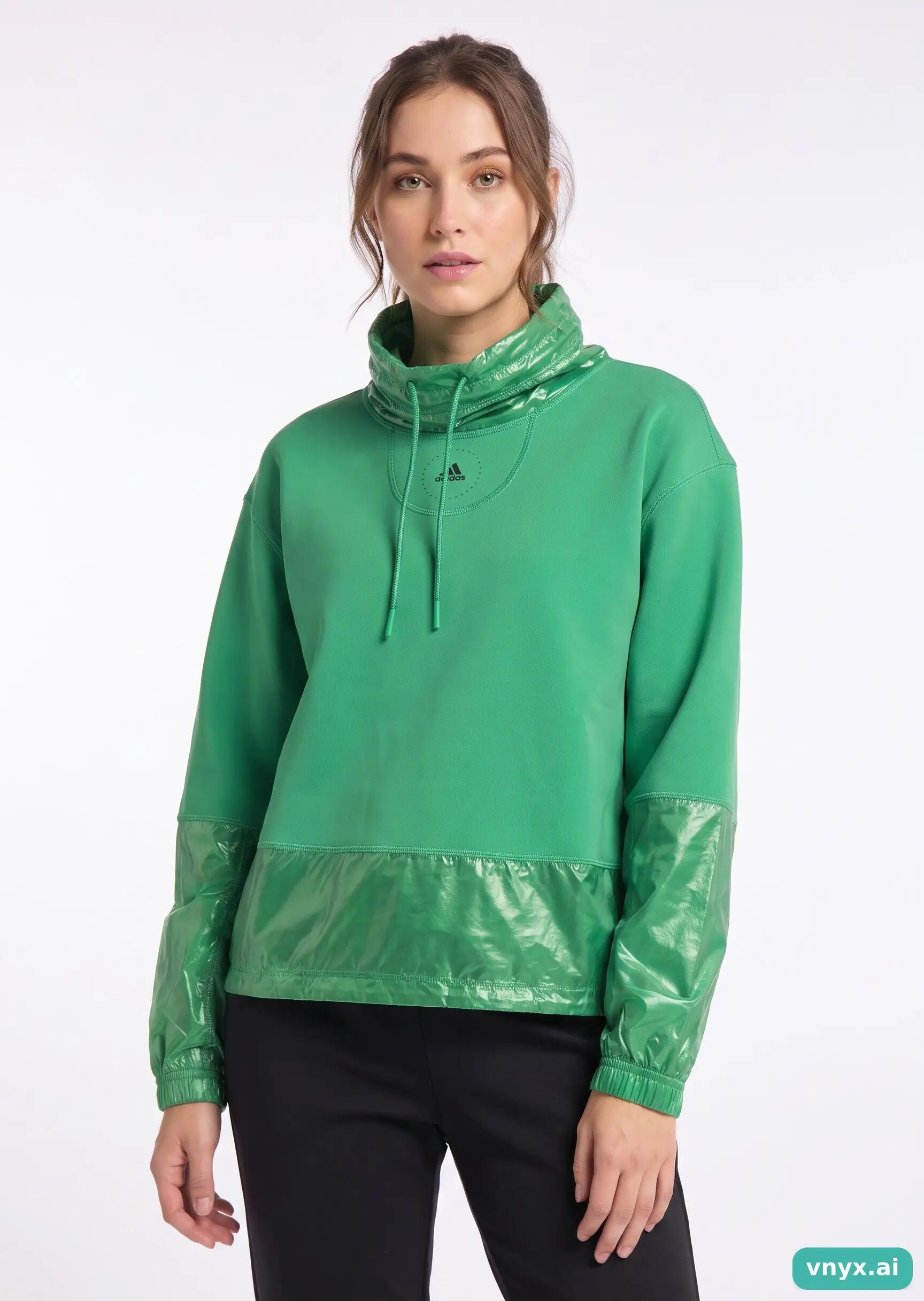 Second Life - Vintage adidas Mint Sweatshirt Women S 5/5