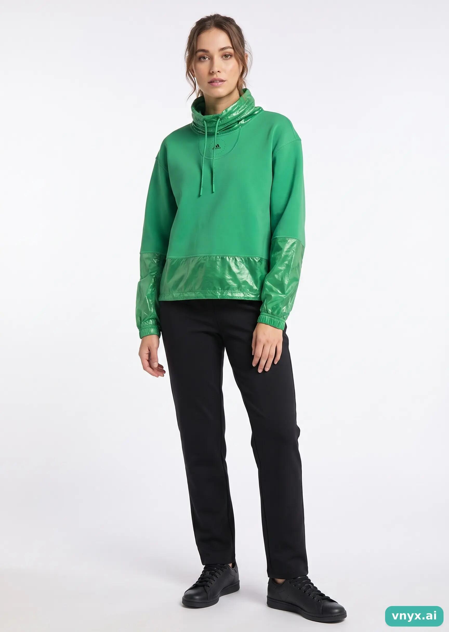 Second Life - Vintage adidas Mint Sweatshirt Women S 3/5