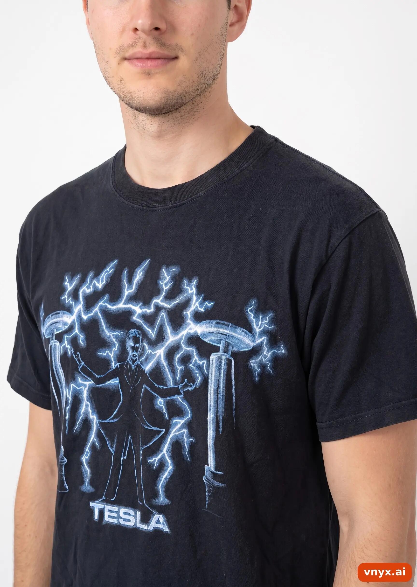 Second Life - Vintage Fruit of the Loom Classic Black T-Shirt Men M 5/5