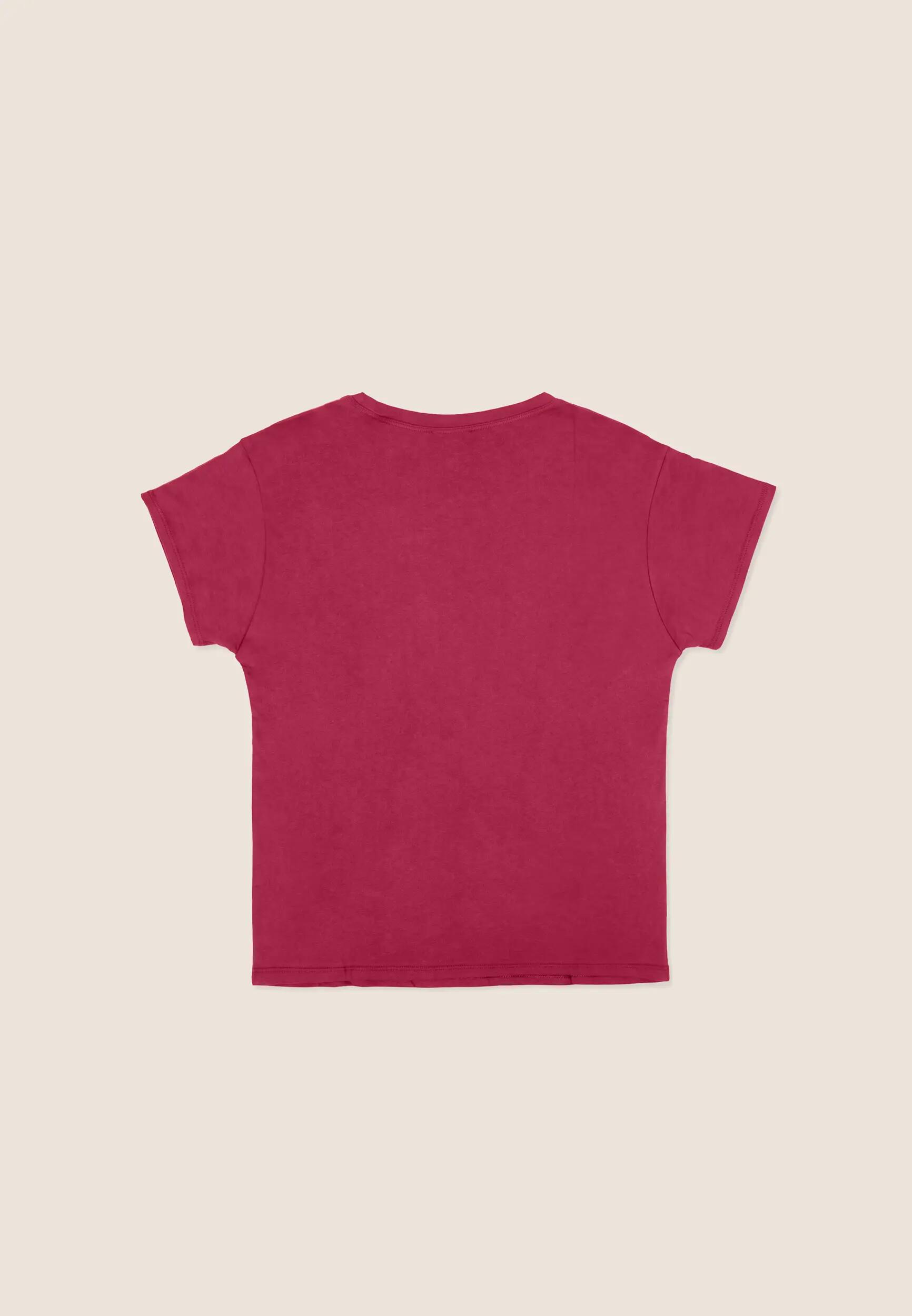 T-shirt donna regular fit con manica ad aletta 5/6