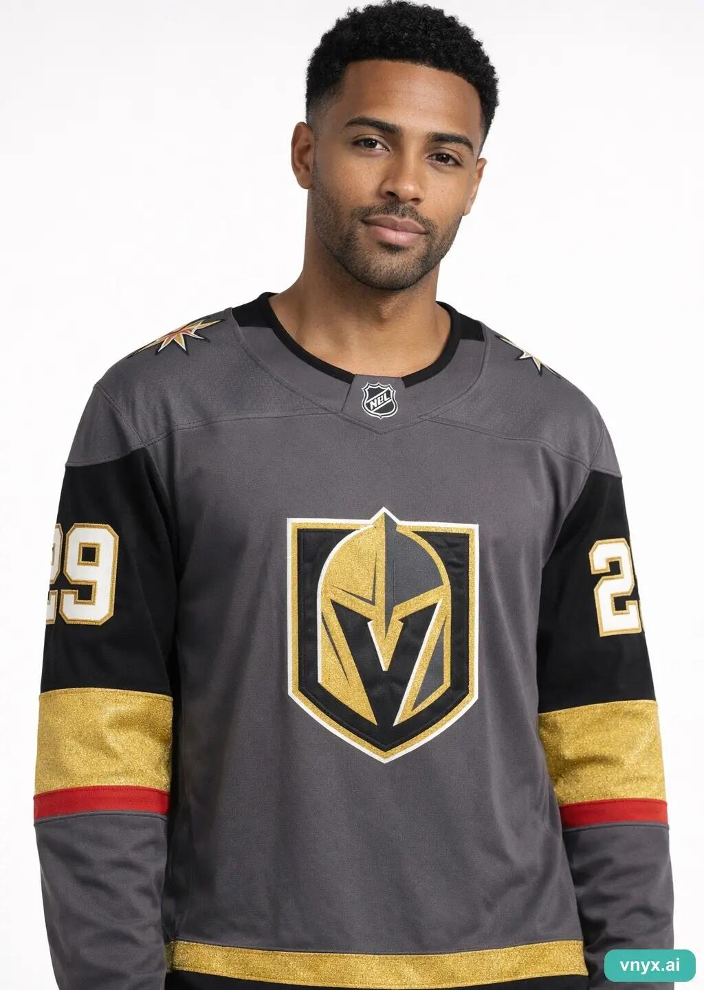 Second Life - Vintage NHL Grey Long Sleeve Men M 5/5