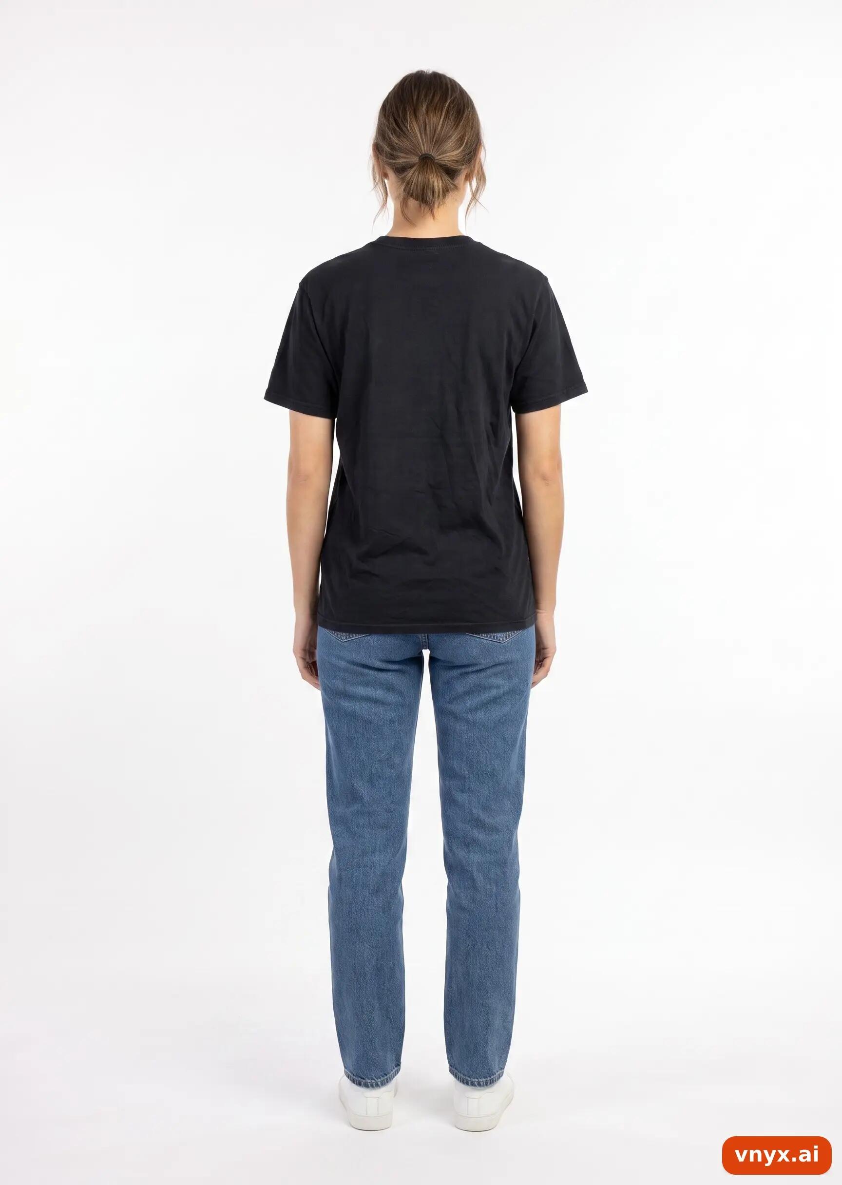 Second Life - Vintage Fruit of the Loom Black T-Shirt Women M 4/5