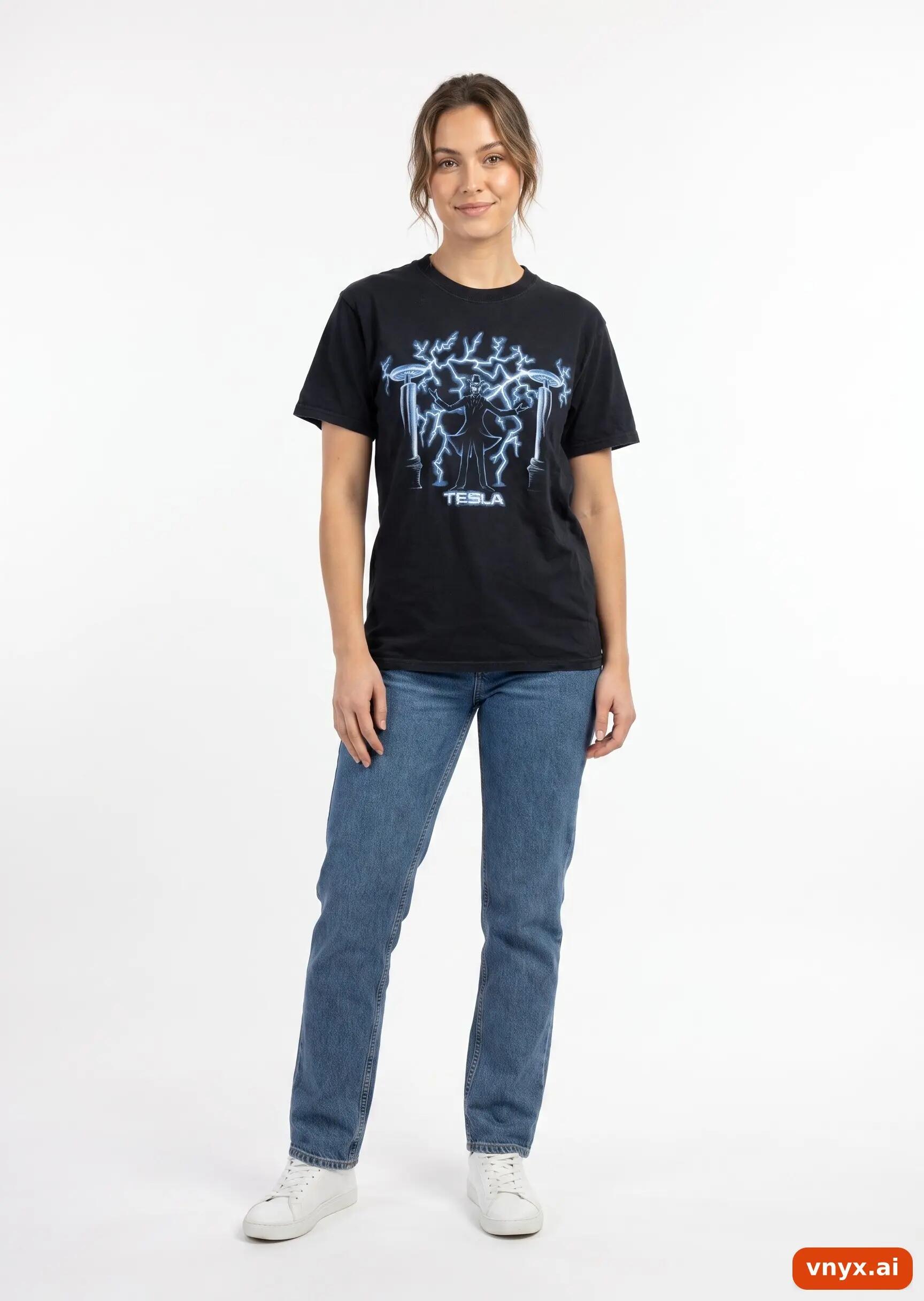 Second Life - Vintage Fruit of the Loom Black T-Shirt Women M 3/5