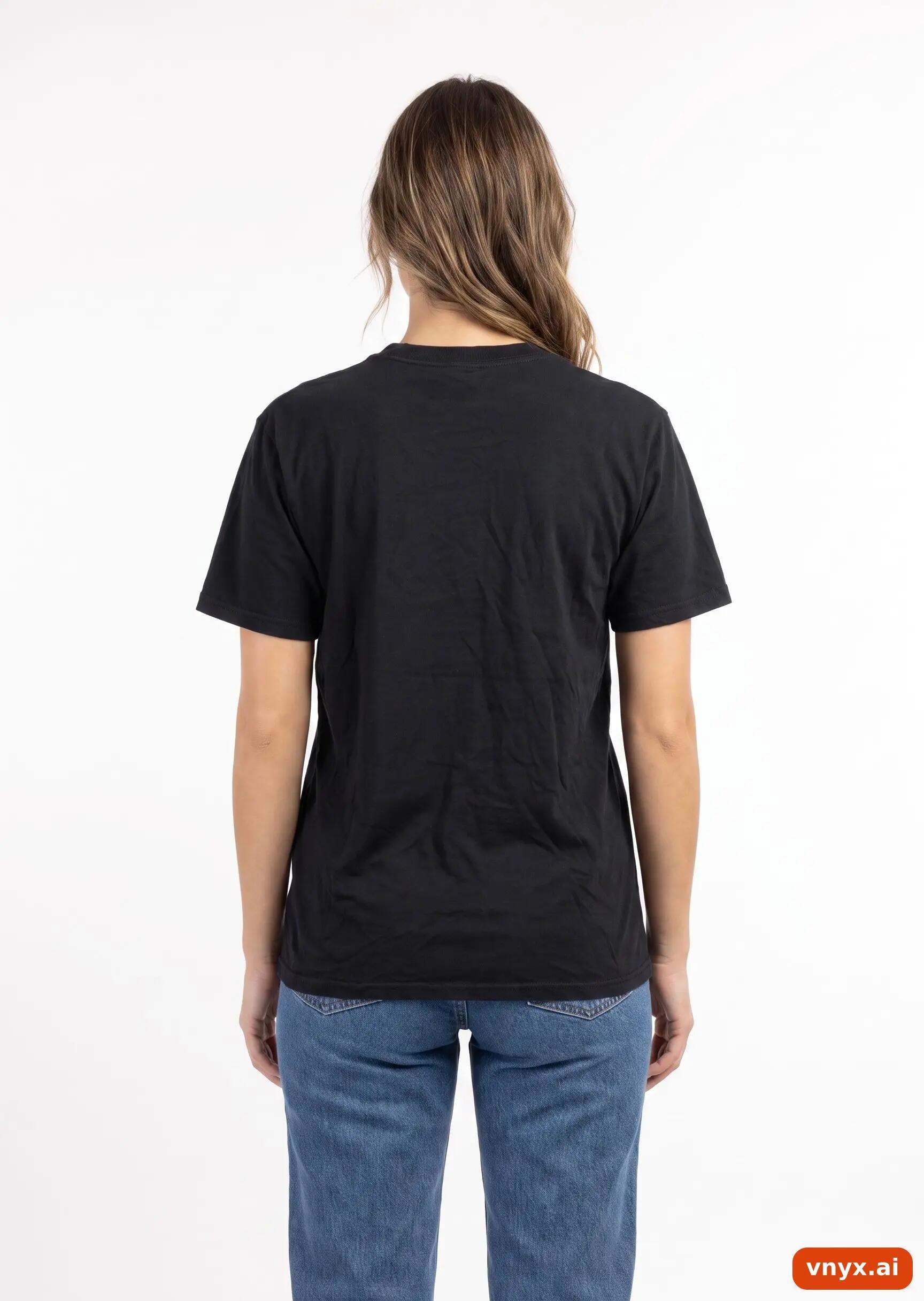 Second Life - Vintage Fruit of the Loom Black T-Shirt Women M 2/5
