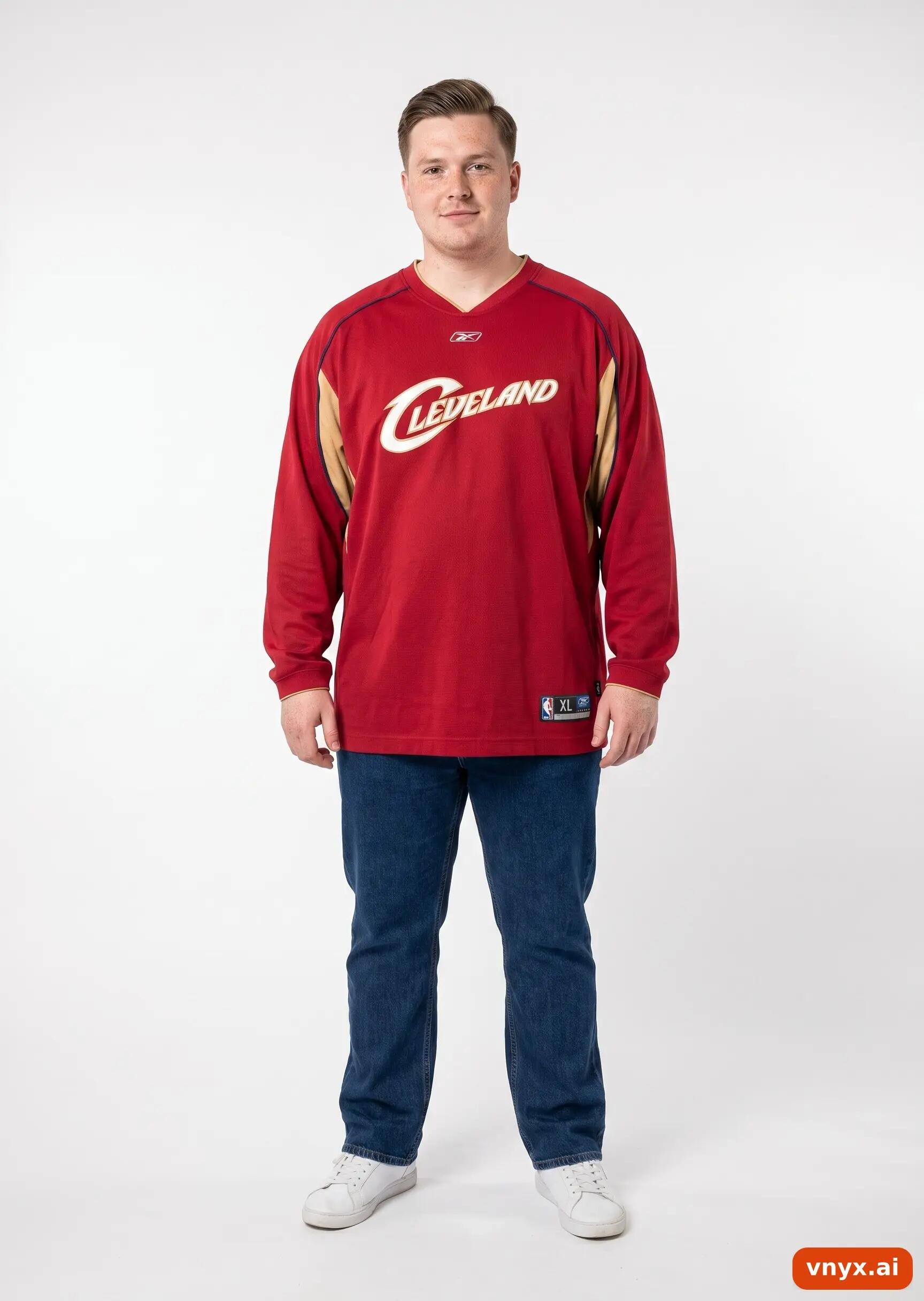 Second Life - Vintage Reebok Red Sweatshirt Men XL 3/5
