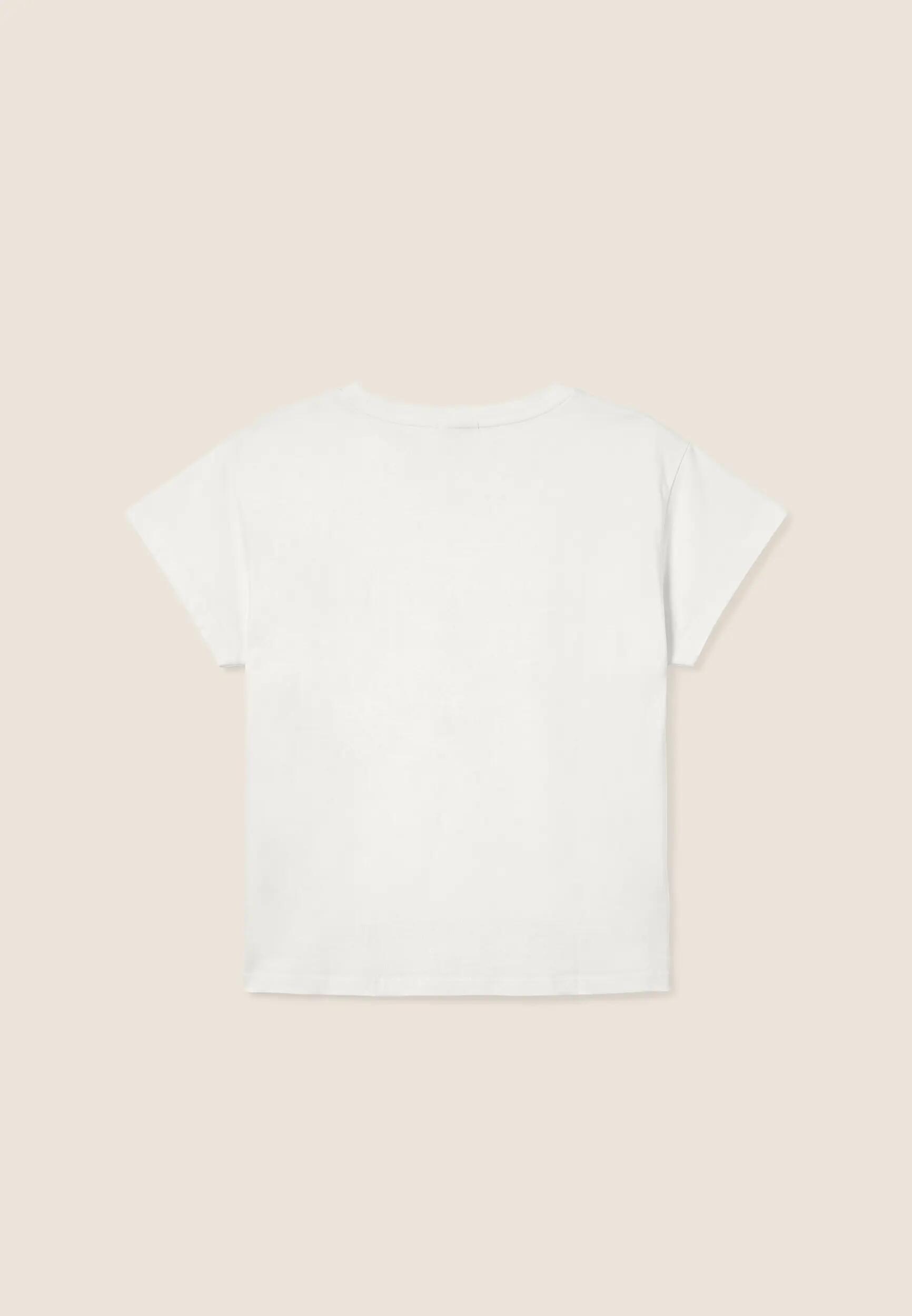 Camiseta de mujer regular fit con manga casquillo 2/3