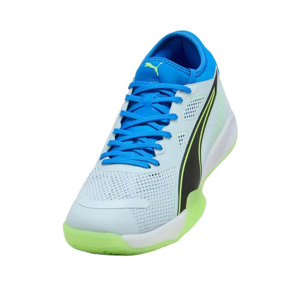Scarpe da pallamano PUMA Eliminate NITRO SQD 4 Blu chiaro/Verde chiaro/Blu 6/6