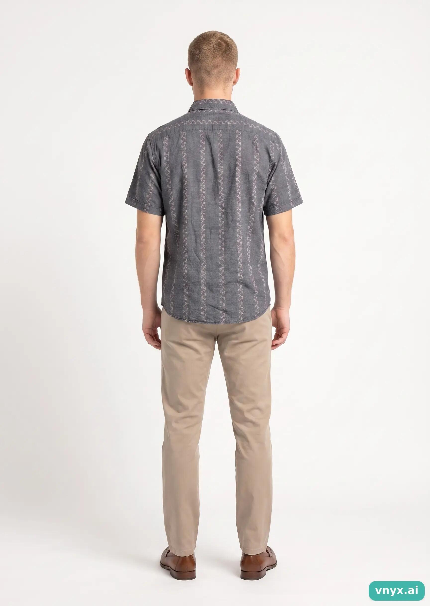 Second Life - Casual Oakley Shirt in Charcoal Grey size M Casual Shirt 4/5