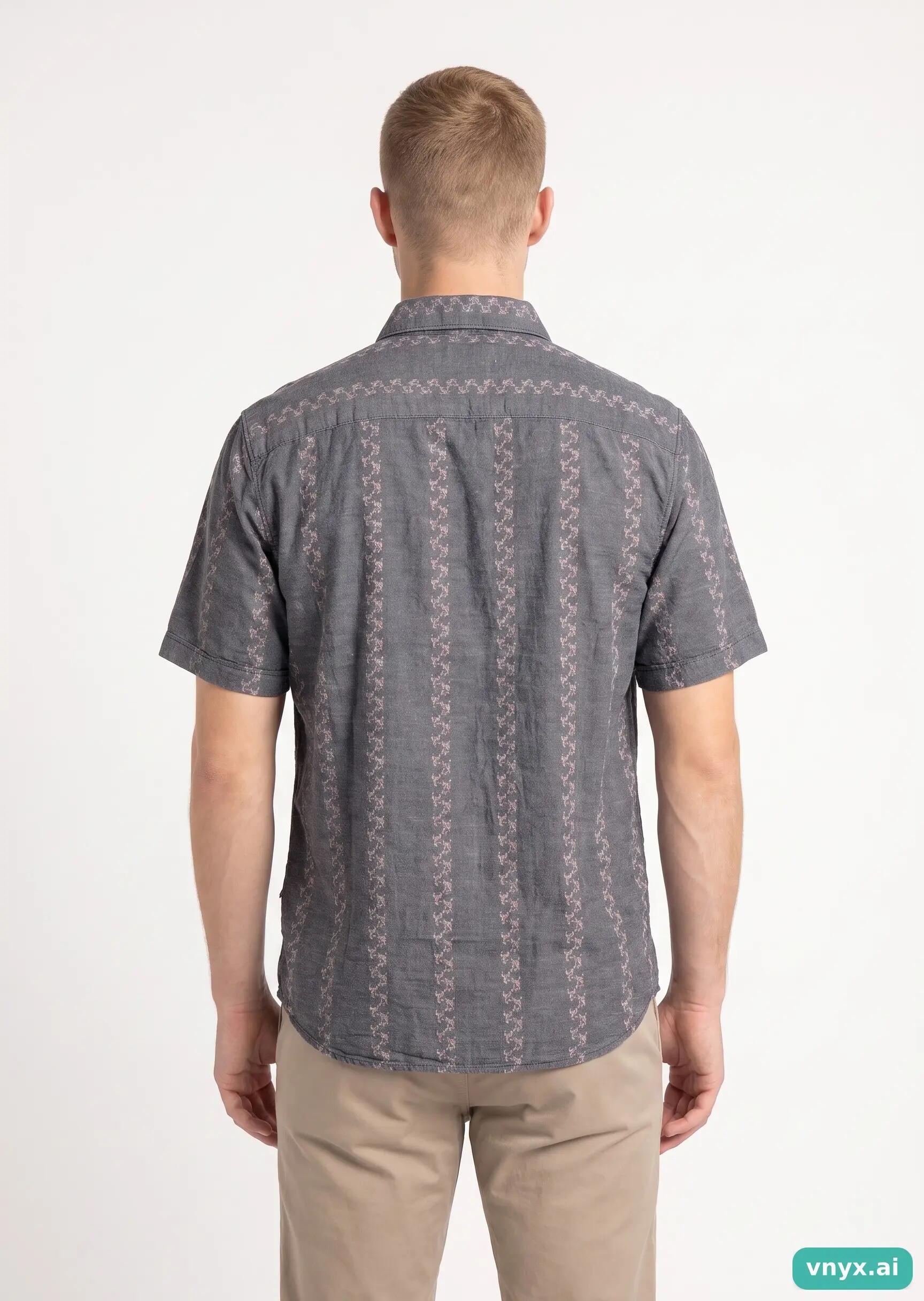 Second Life - Casual Oakley Shirt in Charcoal Grey size M Casual Shirt 2/5