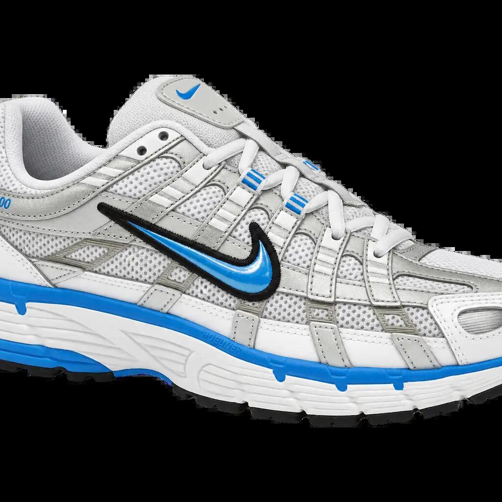 Dámske tenisky – výrazný dizajn – Nike P-6000 – bielo-modré