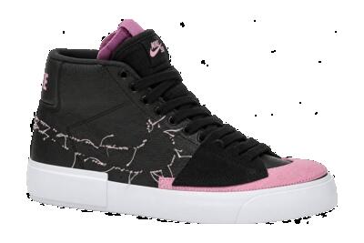 Heren - skateschoenen - nike sb zoom blazer mid edge - zwart