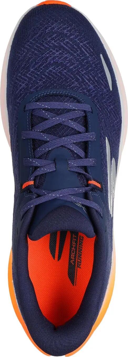 Zapatillas de running Skechers Aero Spark azul/naranja para hombre 3/5