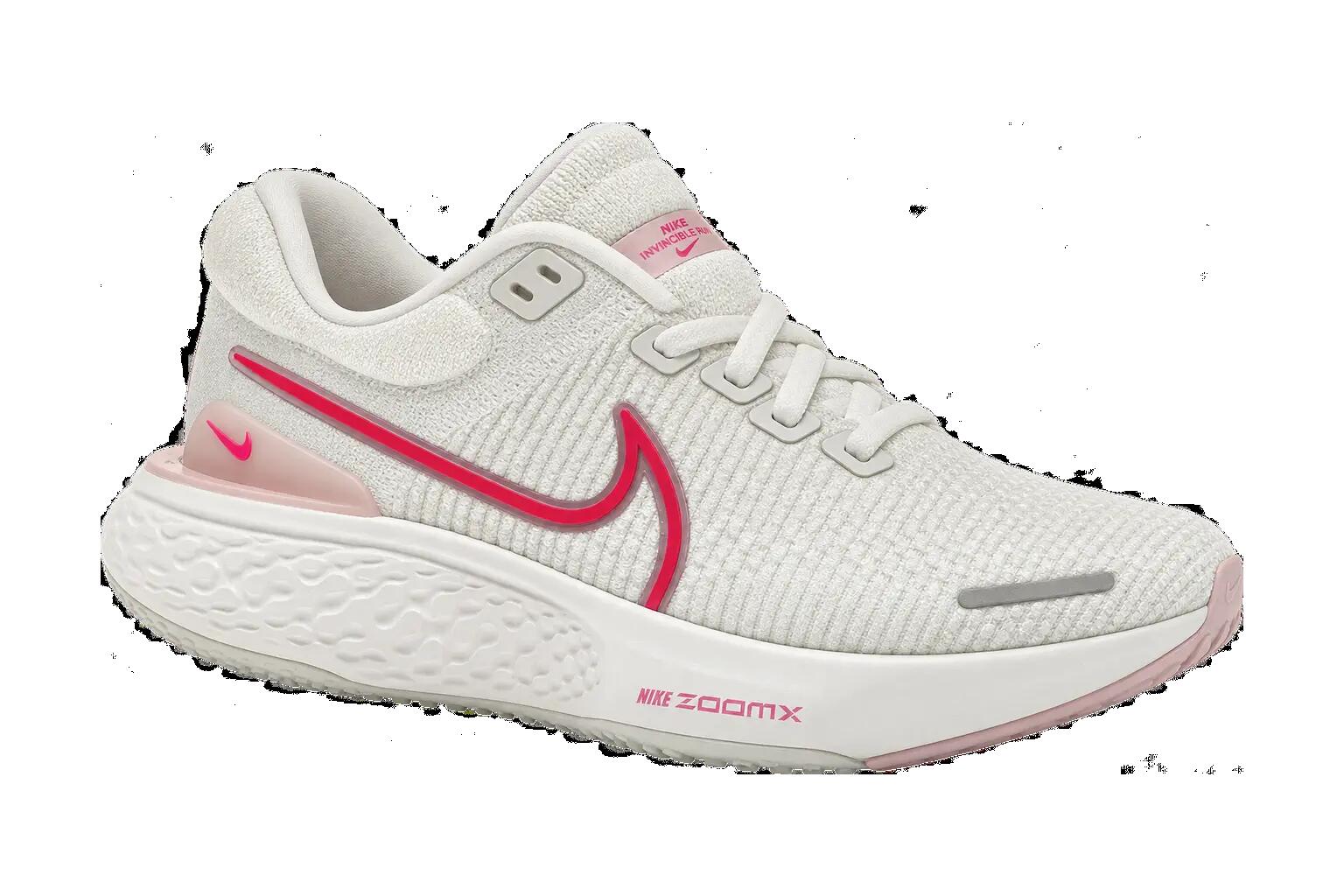 Dámska bežecká obuv Nike ZoomX Invincible Run Flyknit 2–bieloružová 1/1