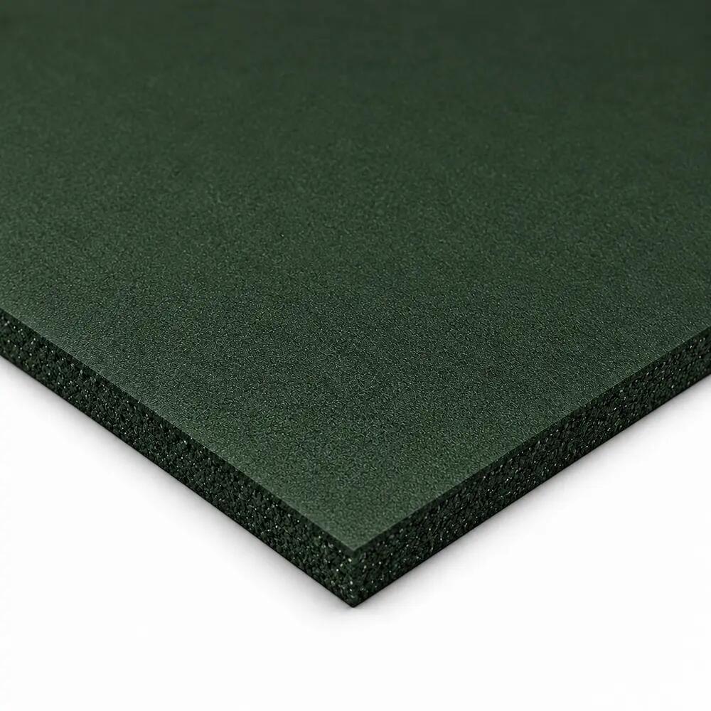 ARQUICAUCHO PREMIUM Loseta Caucho Reciclado Pack 4. 1x1m x15mm Verde 10/10