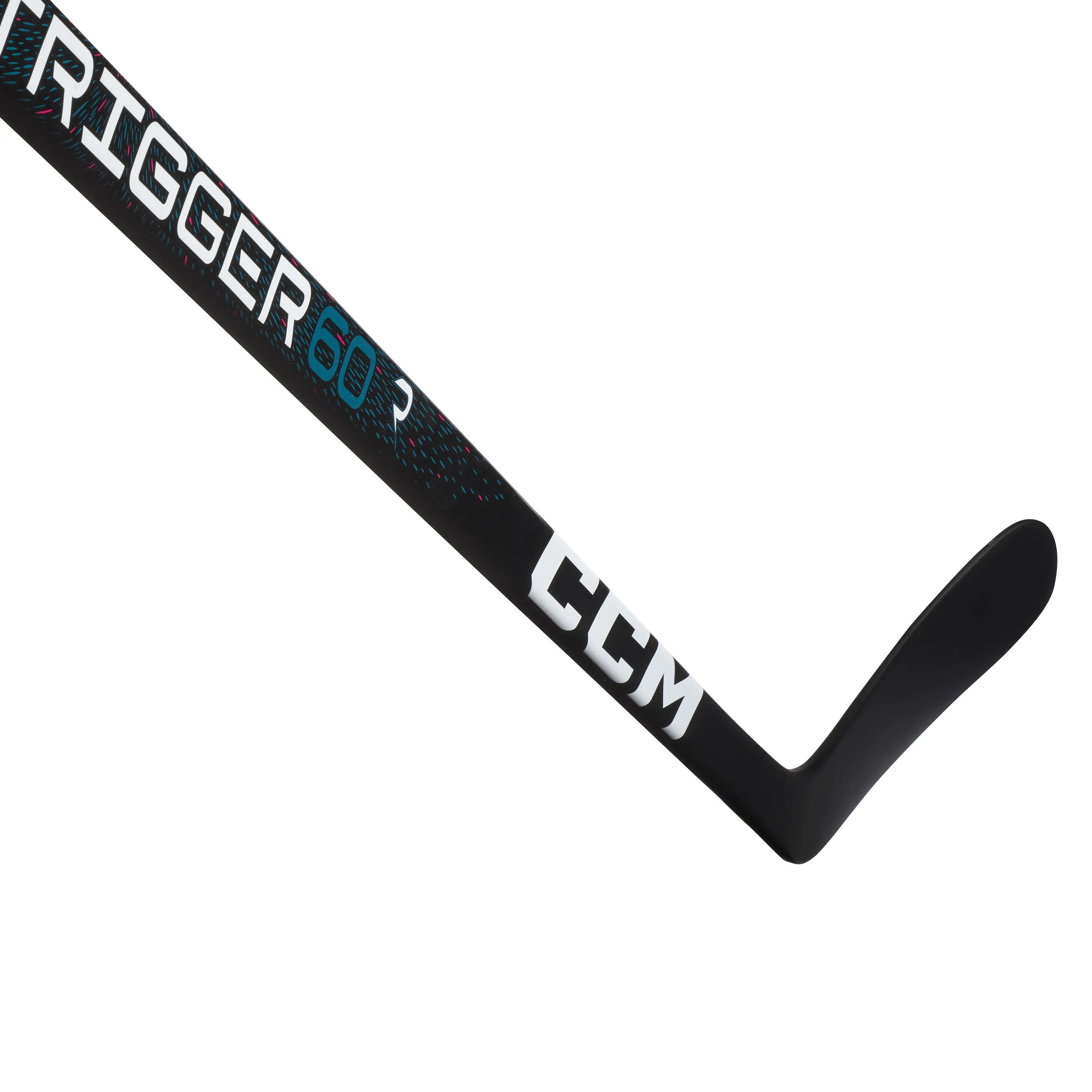 CCM Ribcor Trigger 60 Junior Hockey Composite Stick Black – R 8/8