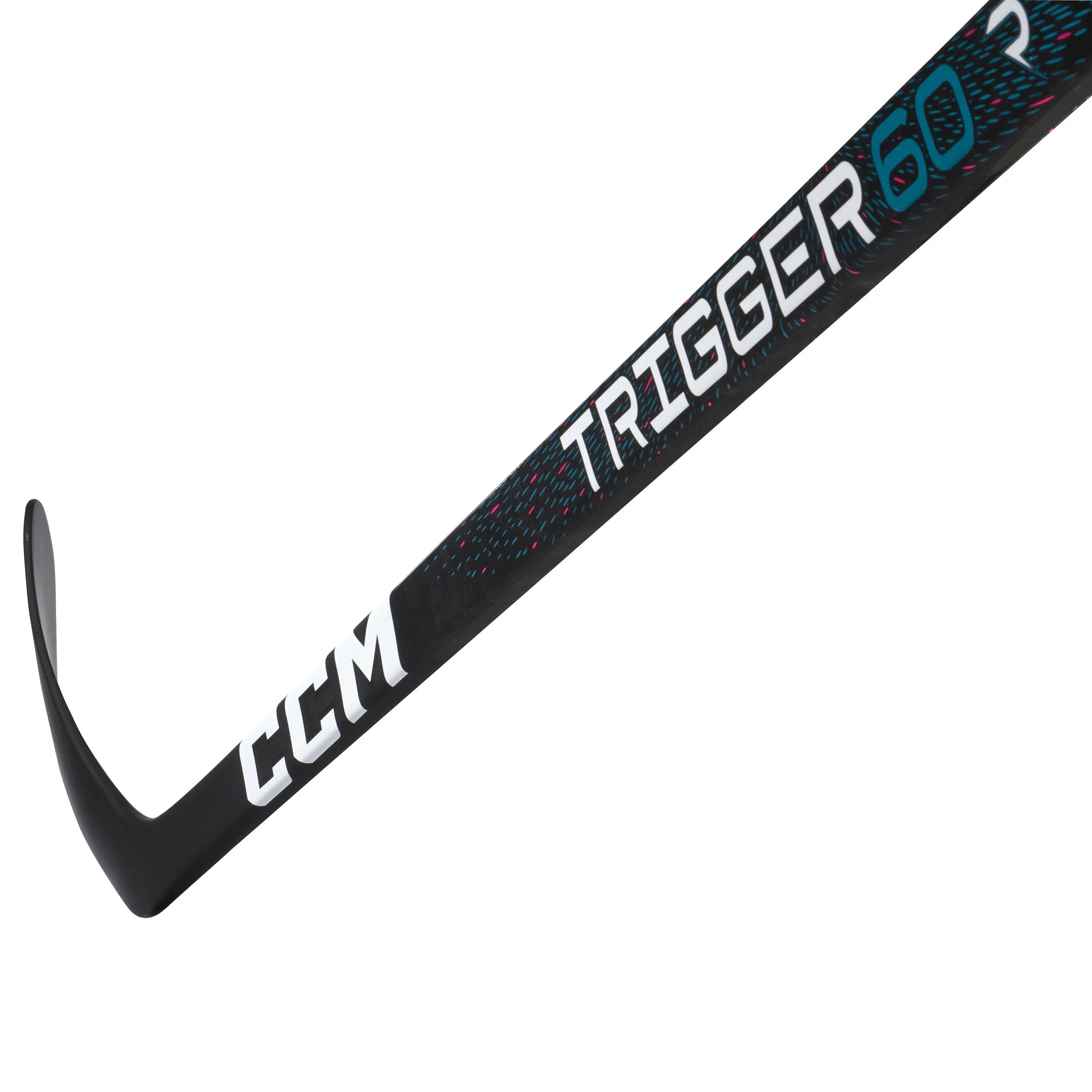 CCM Ribcor Trigger 60 Junior Hockey Composite Stick Black – R 7/8