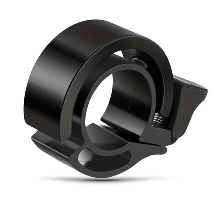 Kompakte Fahrradklingel schwarz Fahrradglocke 90 db für Lenker mit D 22-24 mm