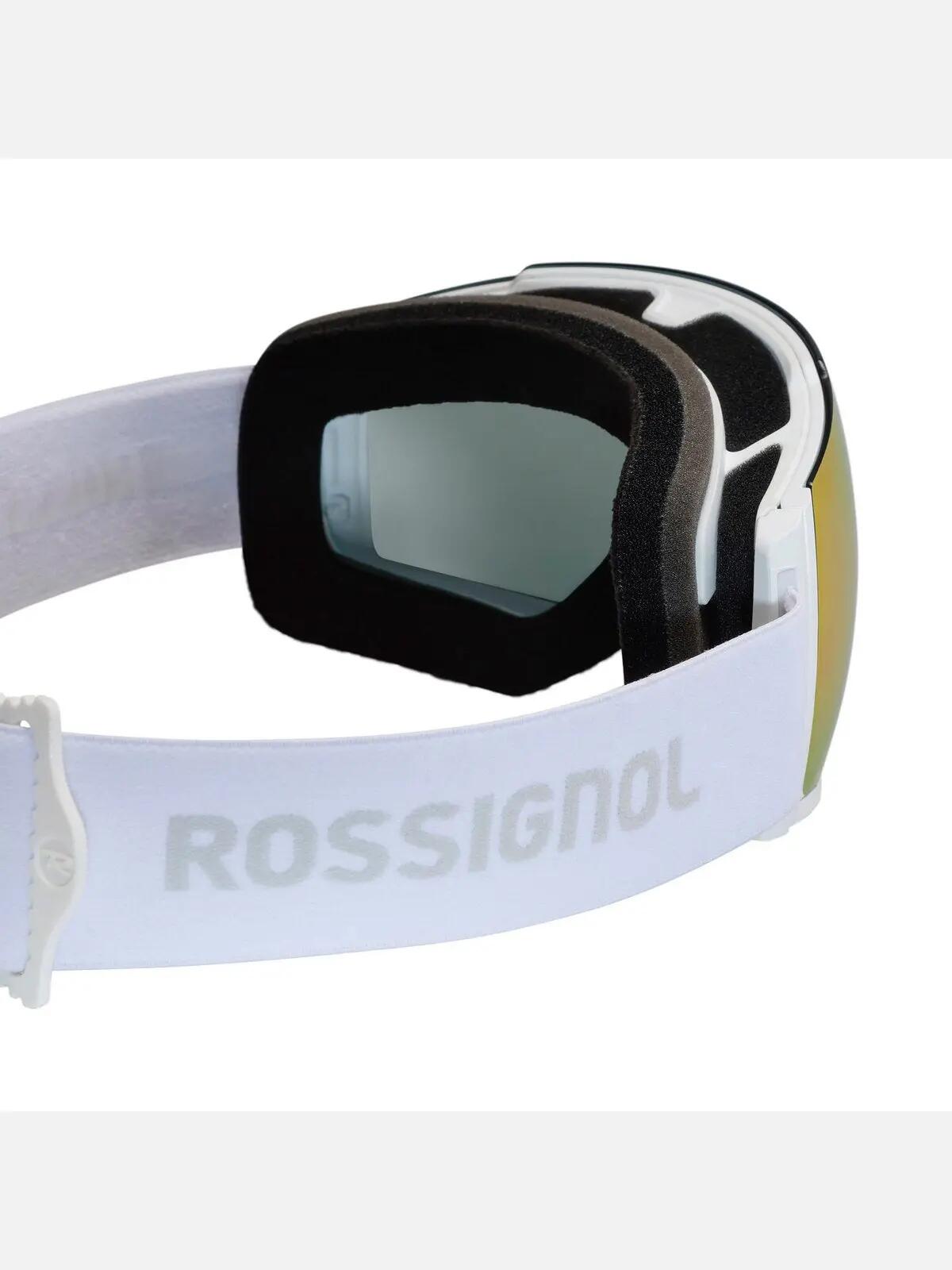 Adult White Magne'lens Ski/Snowboard Goggles OTG Cat S1-S3 4/5