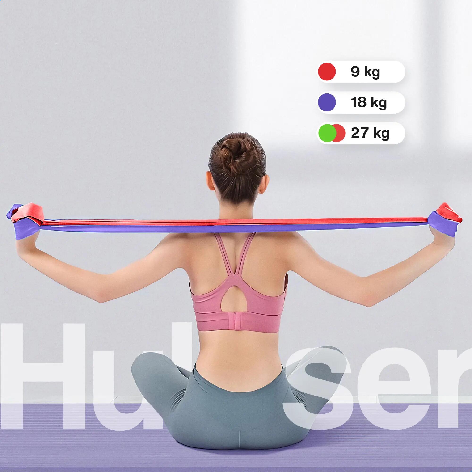 Bandes élastiques longues fitness lot de 5, 200 cm 4,5–27 kg 4/6