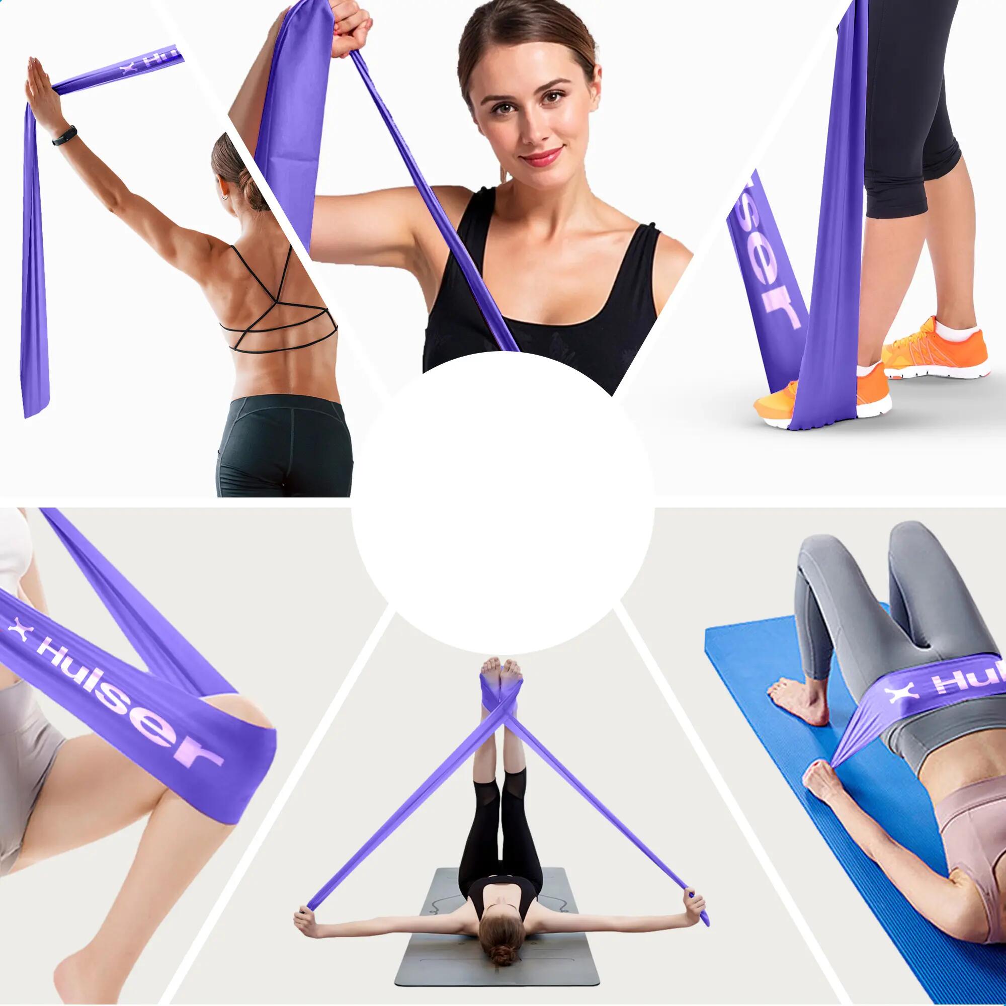 Bandes élastiques longues fitness lot de 5, 200 cm 4,5–27 kg 3/6