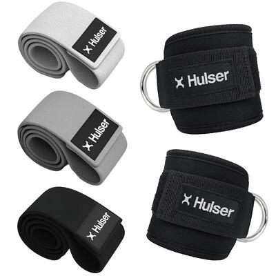 Ankle straps fitness met 3 booty bands 8–32 kg