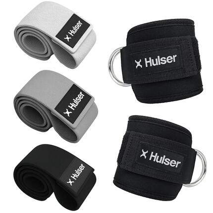 Ankle straps fitness met 3 booty bands 8–32 kg