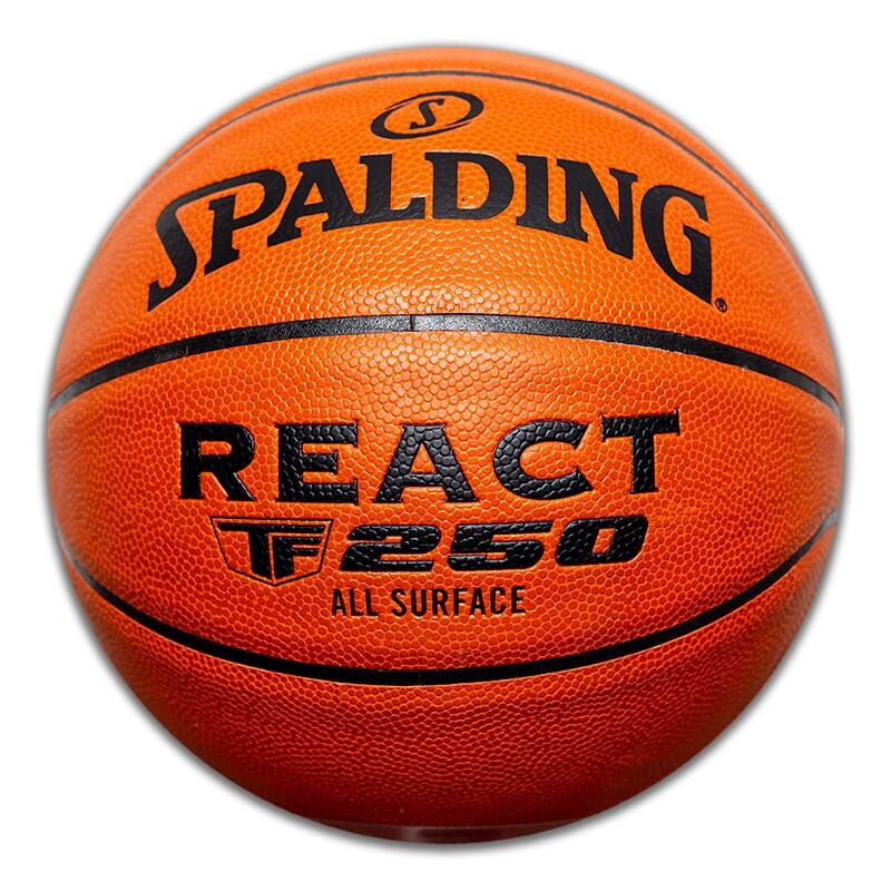 Piłka do koszykówki damska Spalding React TF-250 Indoor Outdoor rozmiar 6