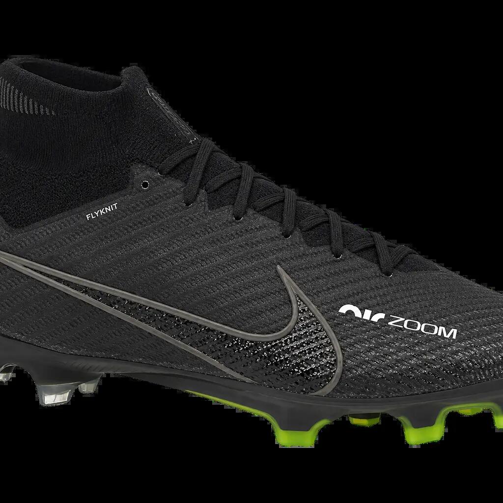 Pánske - kopačky - FG - Nike Zoom Mercurial Superfly 9 Elite - sivé