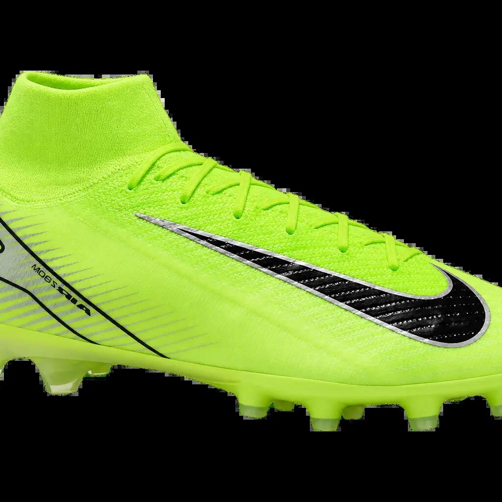 Pánske - futbalové kopačky - AG - Mercurial Superfly 10 Elite - Volt/Čierna