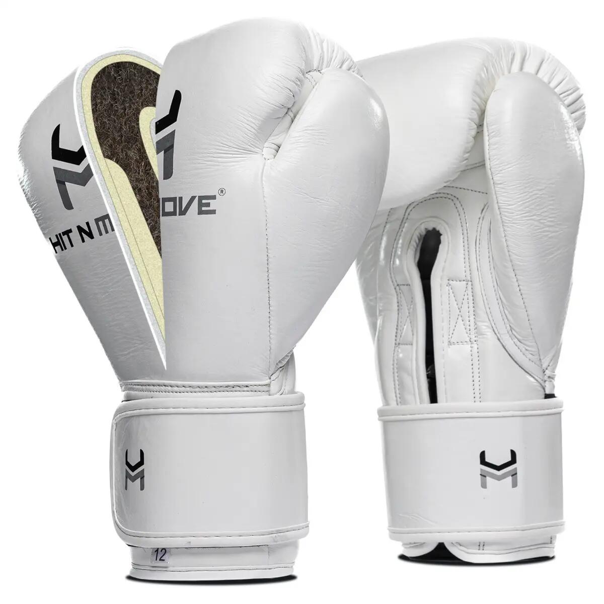 Guantoni Boxe Horsehair HitnMove Bianco 16oz 5/5