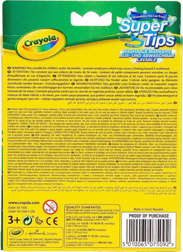 Marcadores - 12 unidades - Super Tips 2/11