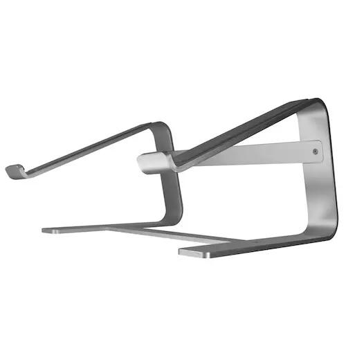 Suporte para portátil - alumínio - 10 a 17 polegadas - prata 3/9