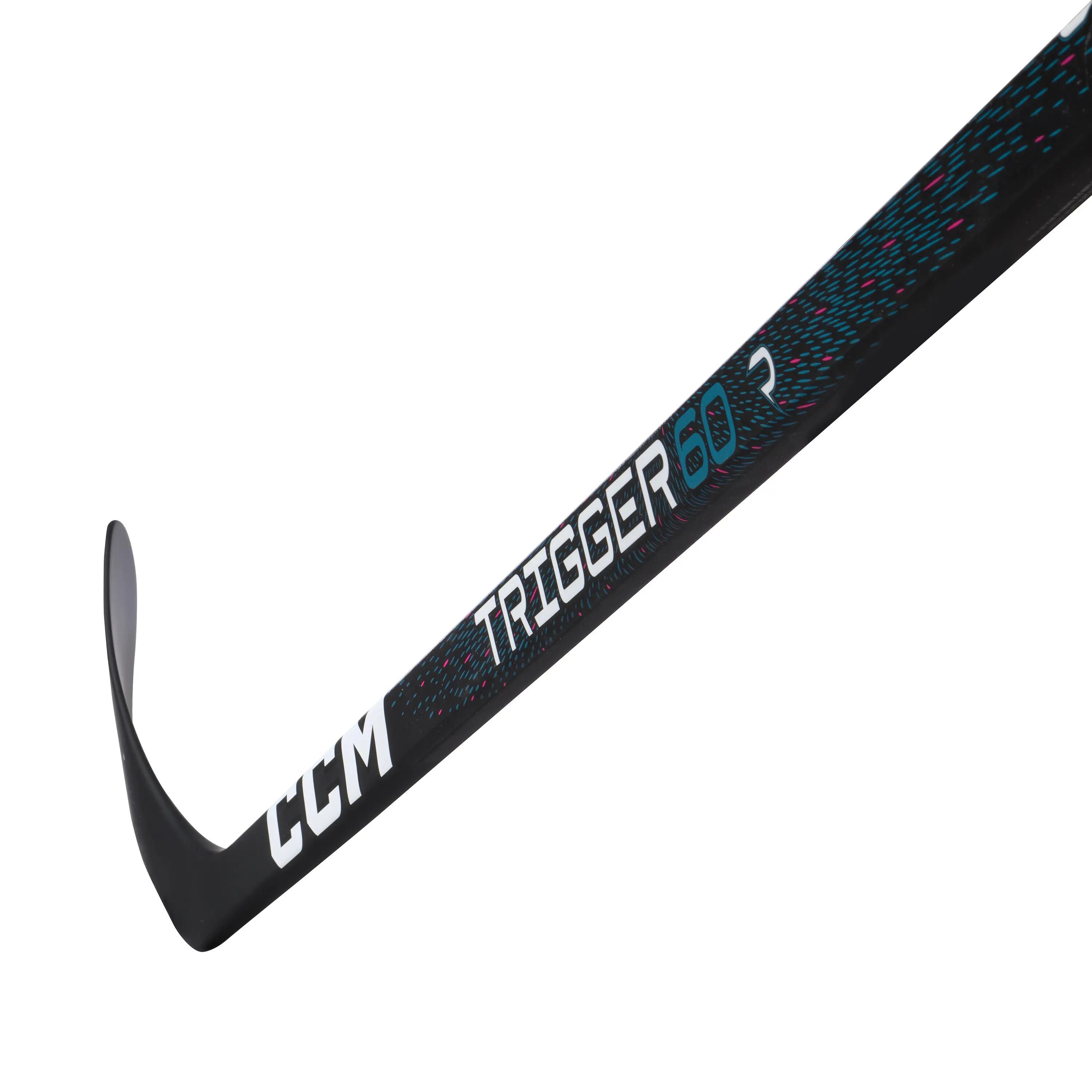 CCM Ribcor Trigger 60 Youth stick compósito de hóquei preto – L 7/8
