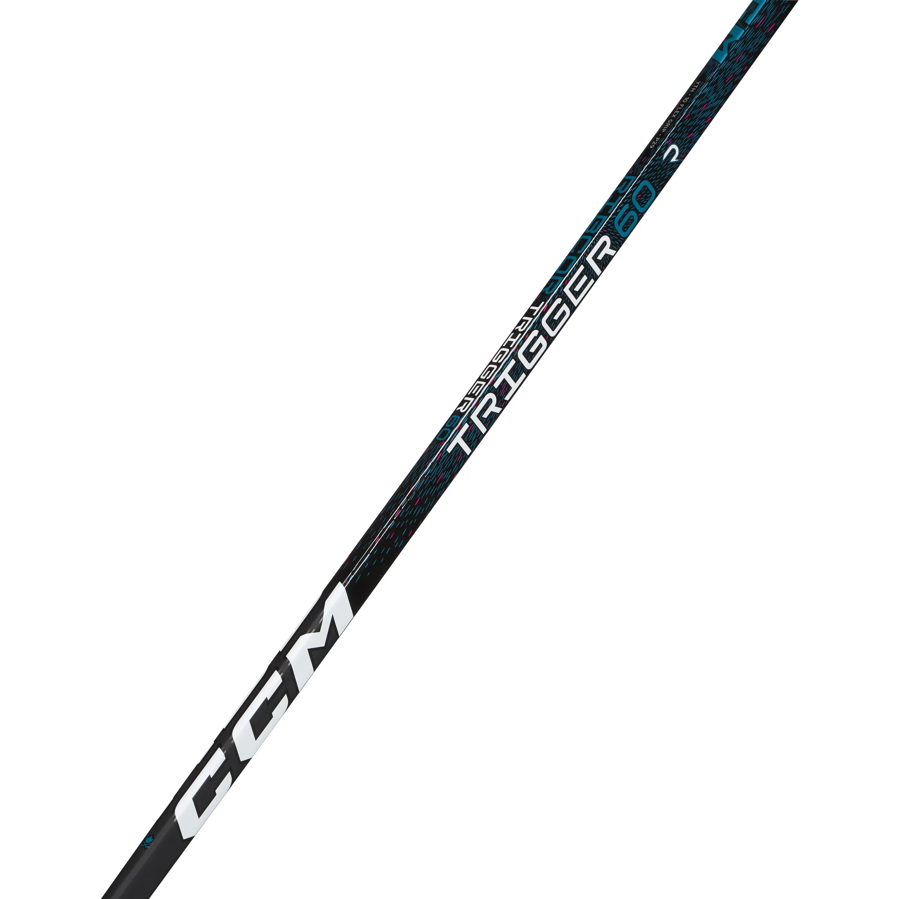 CCM Ribcor Trigger 60 Youth stick compósito de hóquei preto – L 5/8