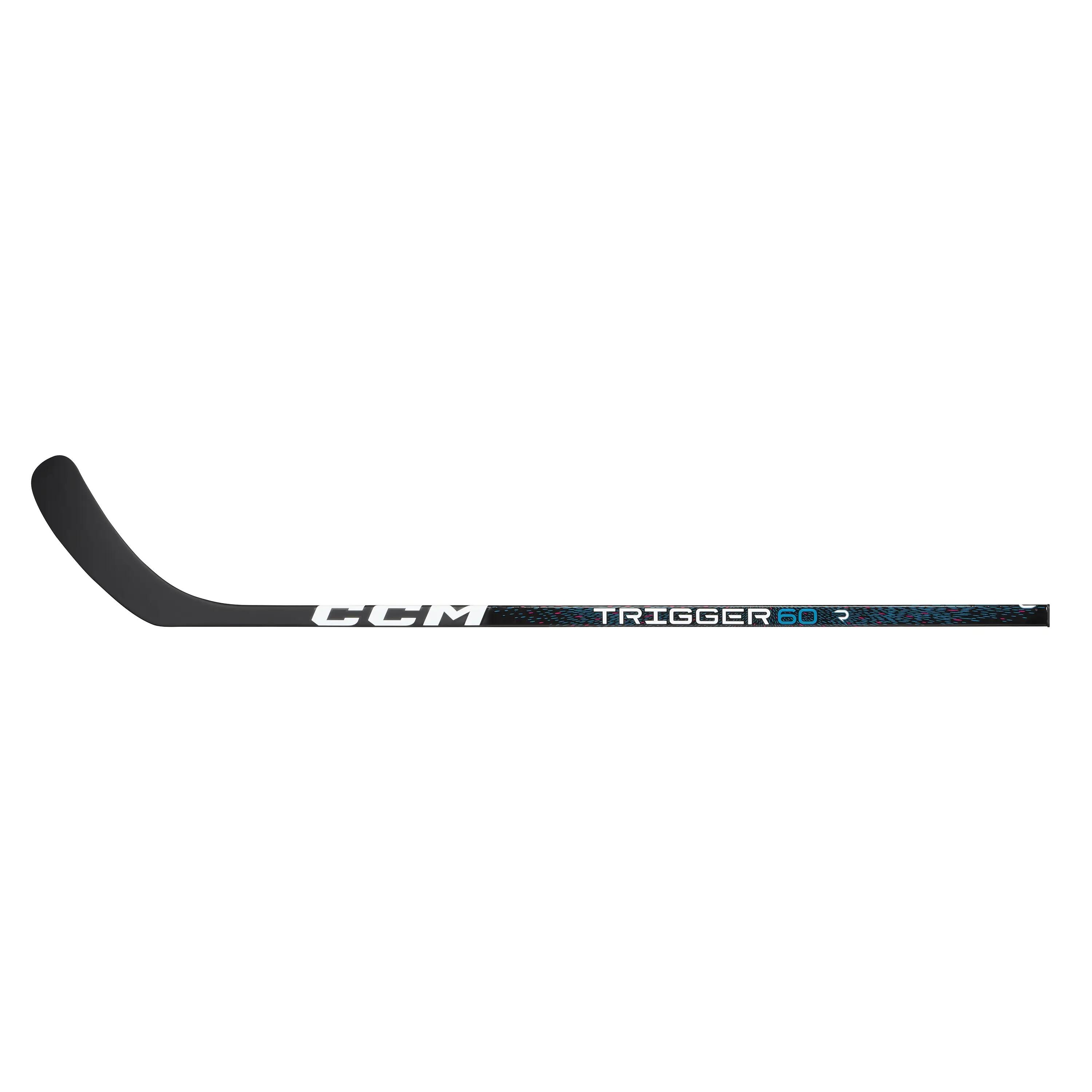 CCM Ribcor Trigger 60 Youth stick compósito de hóquei preto – L 2/8