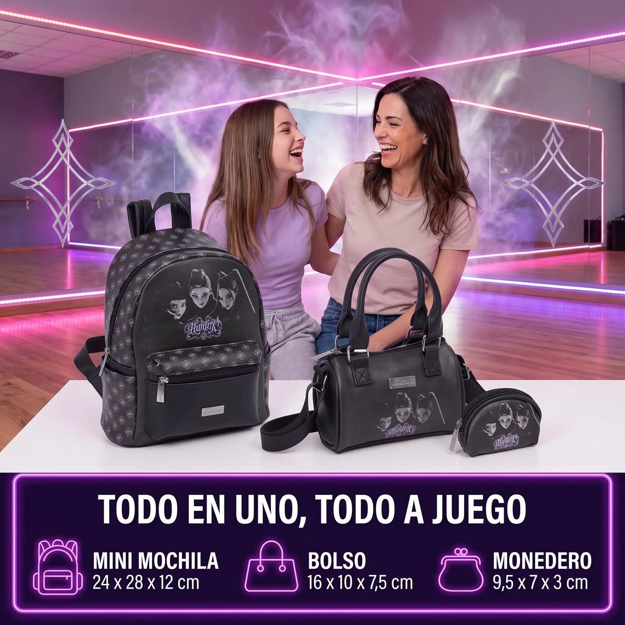 Set K-Pop Demon Hunters Song: Mini Zaino, Borsa e Portamonete Similpelle 6/6