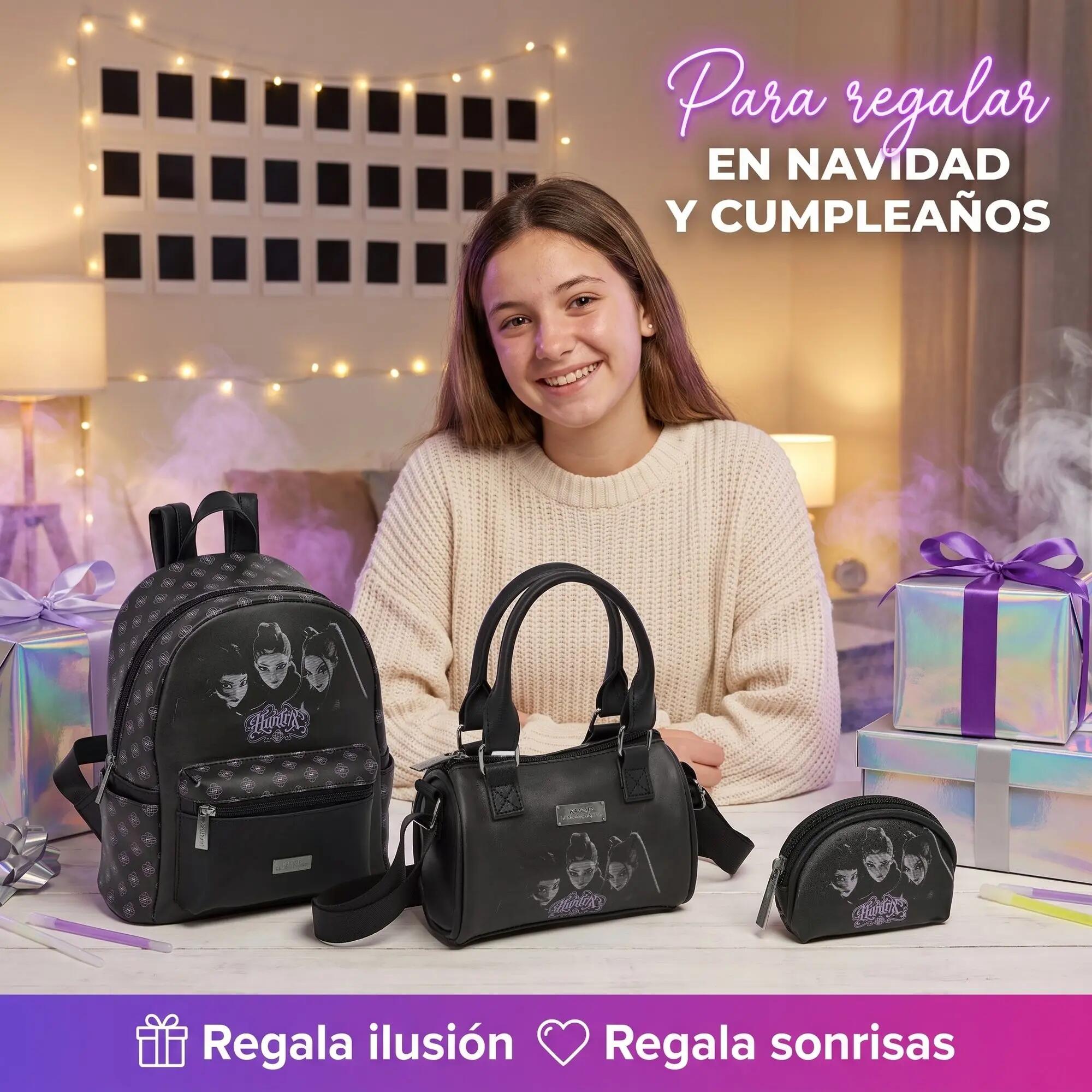 Set K-Pop Demon Hunters Song: Mini Zaino, Borsa e Portamonete Similpelle 4/6