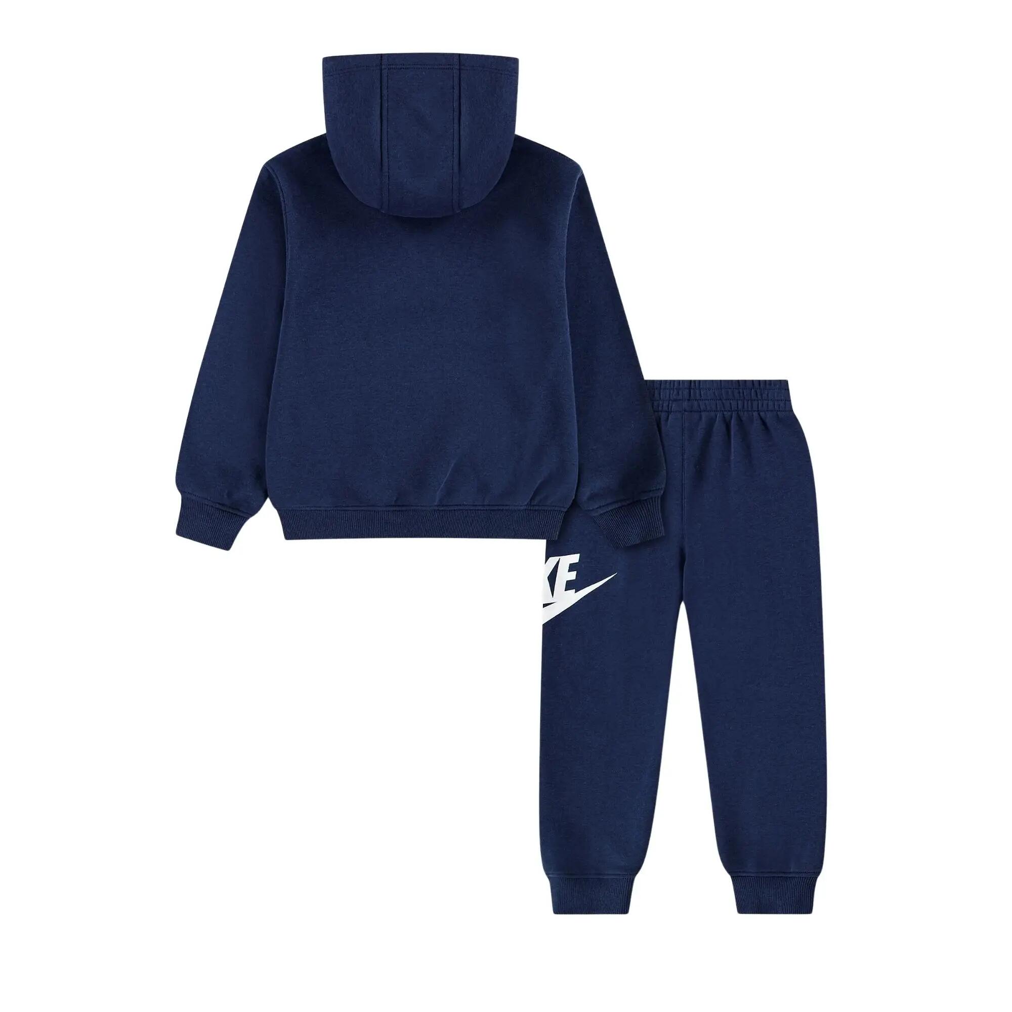 Nike - Kinder Trainingspak Capuchon Club Fleece, Blauw 4/5