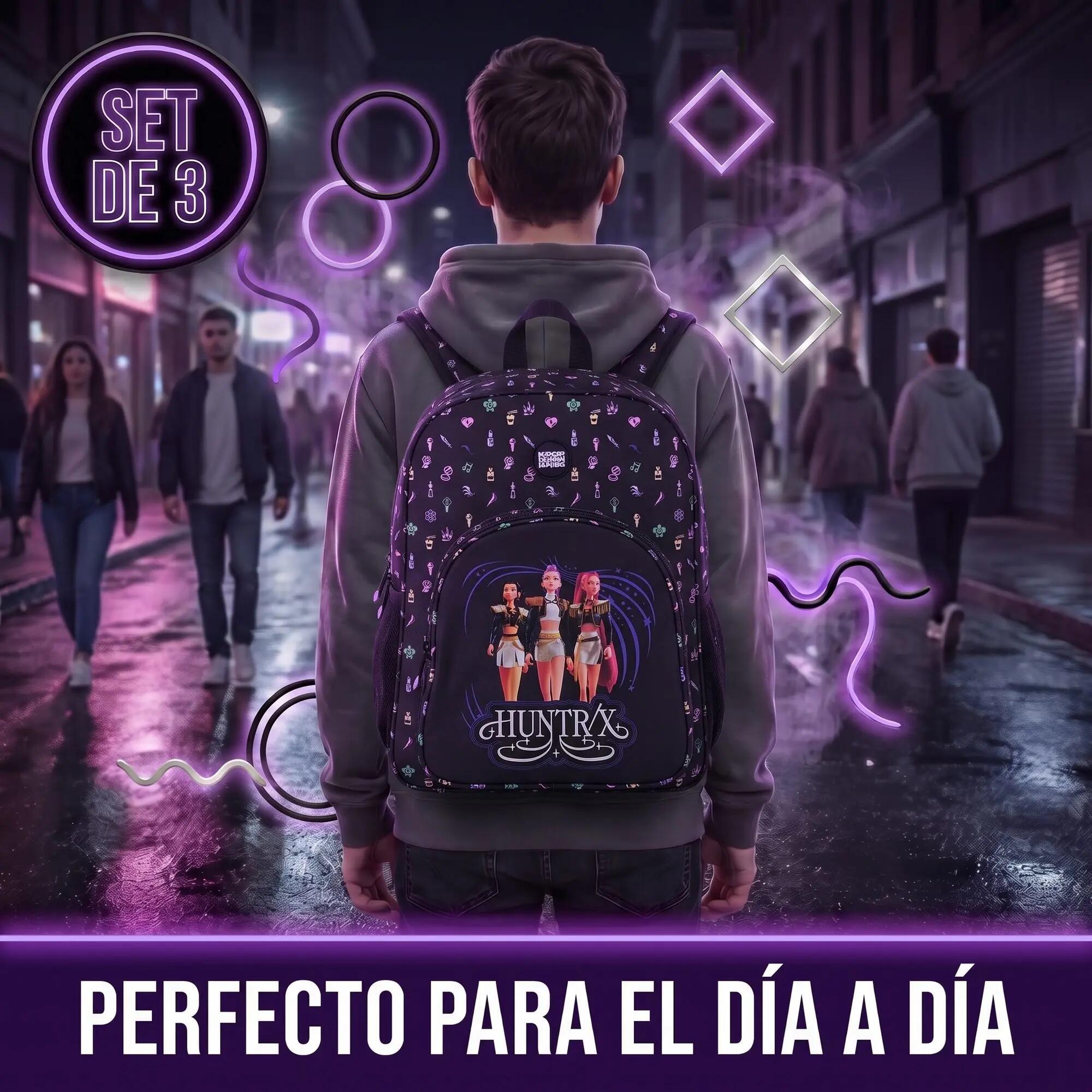 Set K-Pop Demon Hunters Sound: Zaino, Astuccio e Sacca Sport 5/6